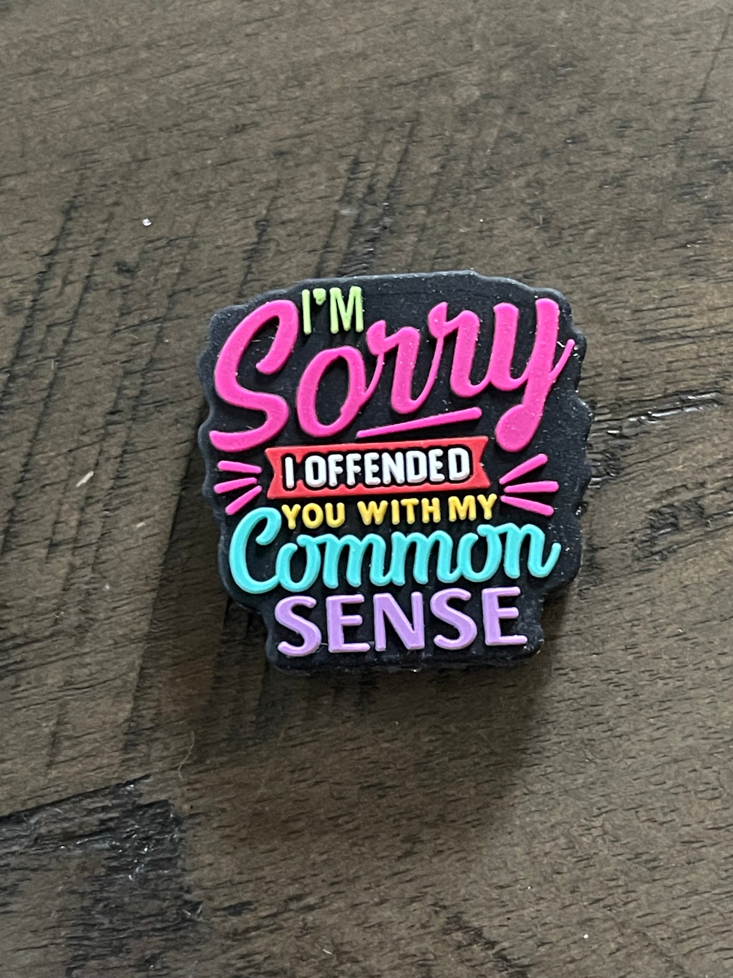 SILICONE FOCAL - Sarcasm Theme-Low Inventory Clearance)