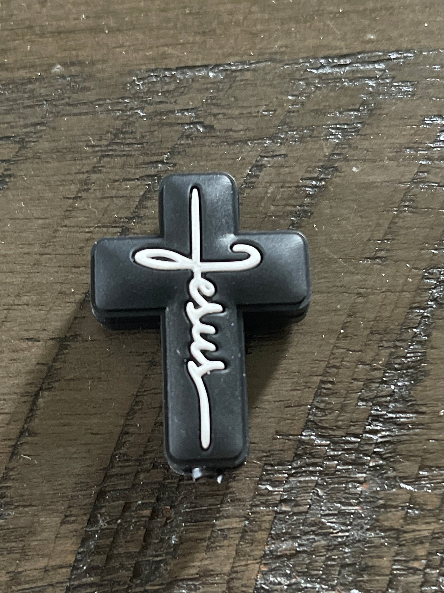 SILICONE FOCAL- Cross, Jesus, Faith (18 Options & Discount Scoops)