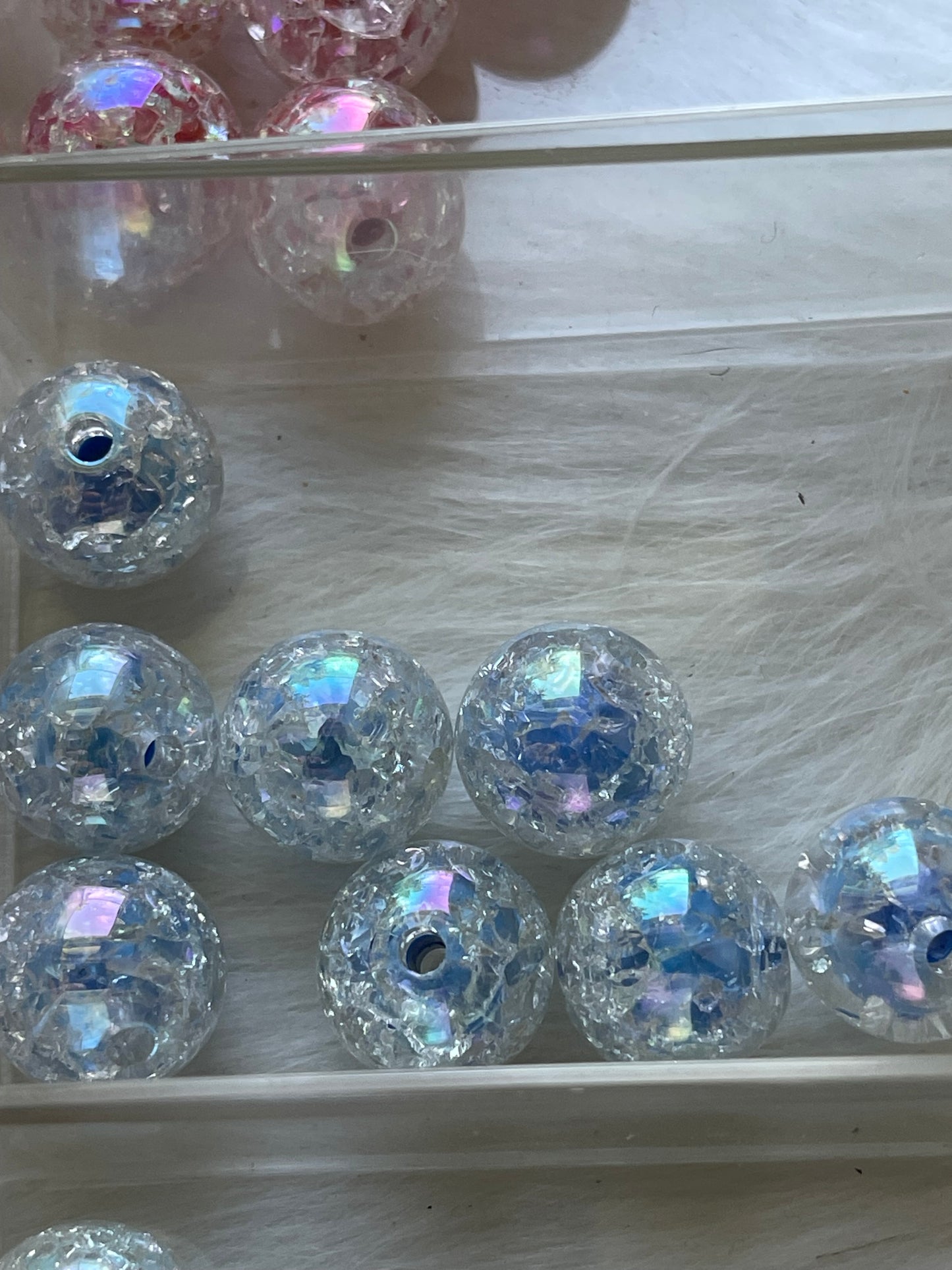 16mm ACRYLIC BEAD-CRACKLE (23 Options)