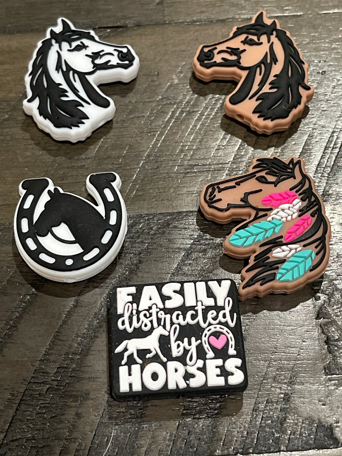 SILICONE FOCAL- Horses (5 Options)
