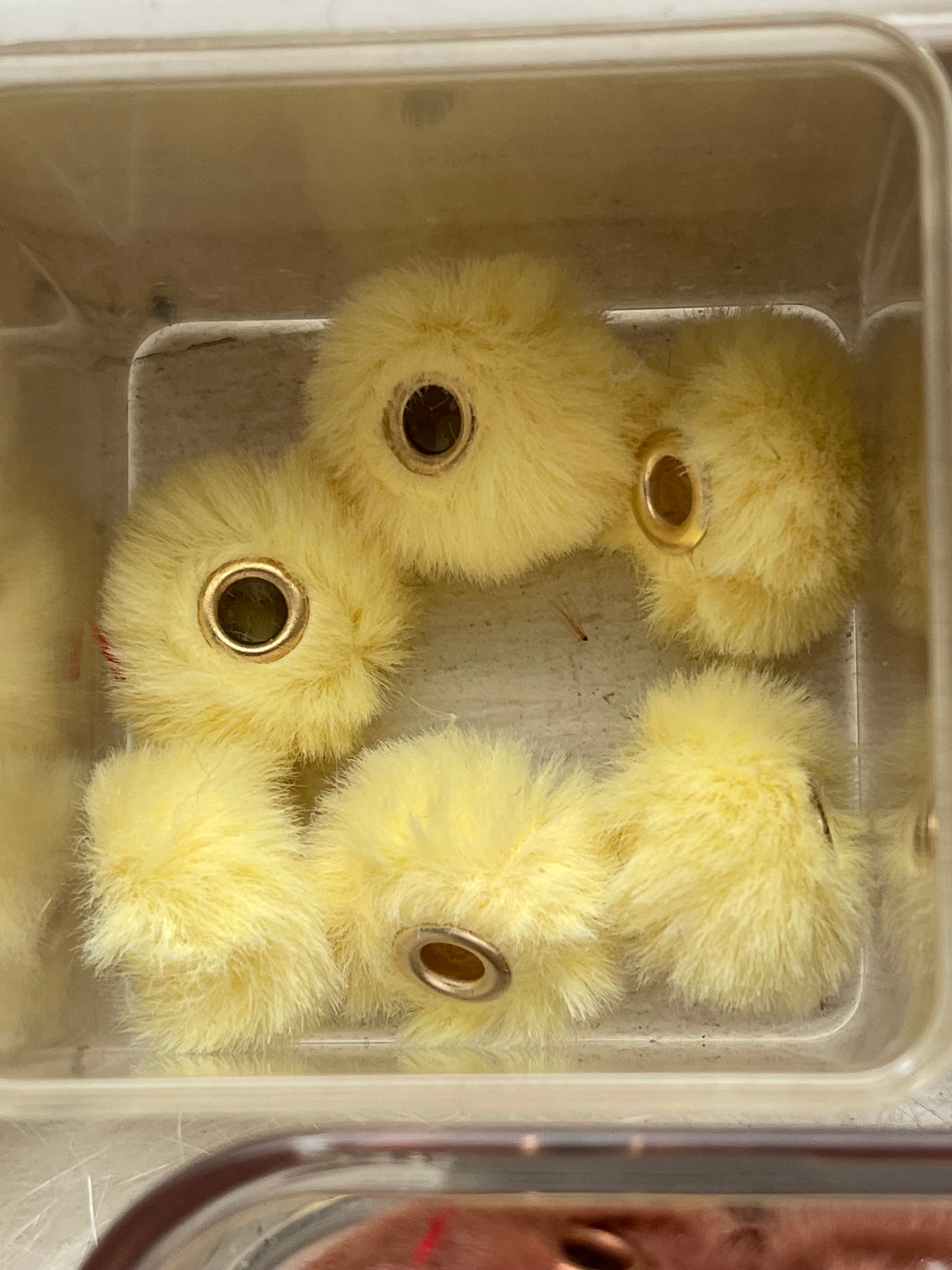 Spacers- 14mm Soft Fuzzy (35 colors)(Faux Rabbit Fur)