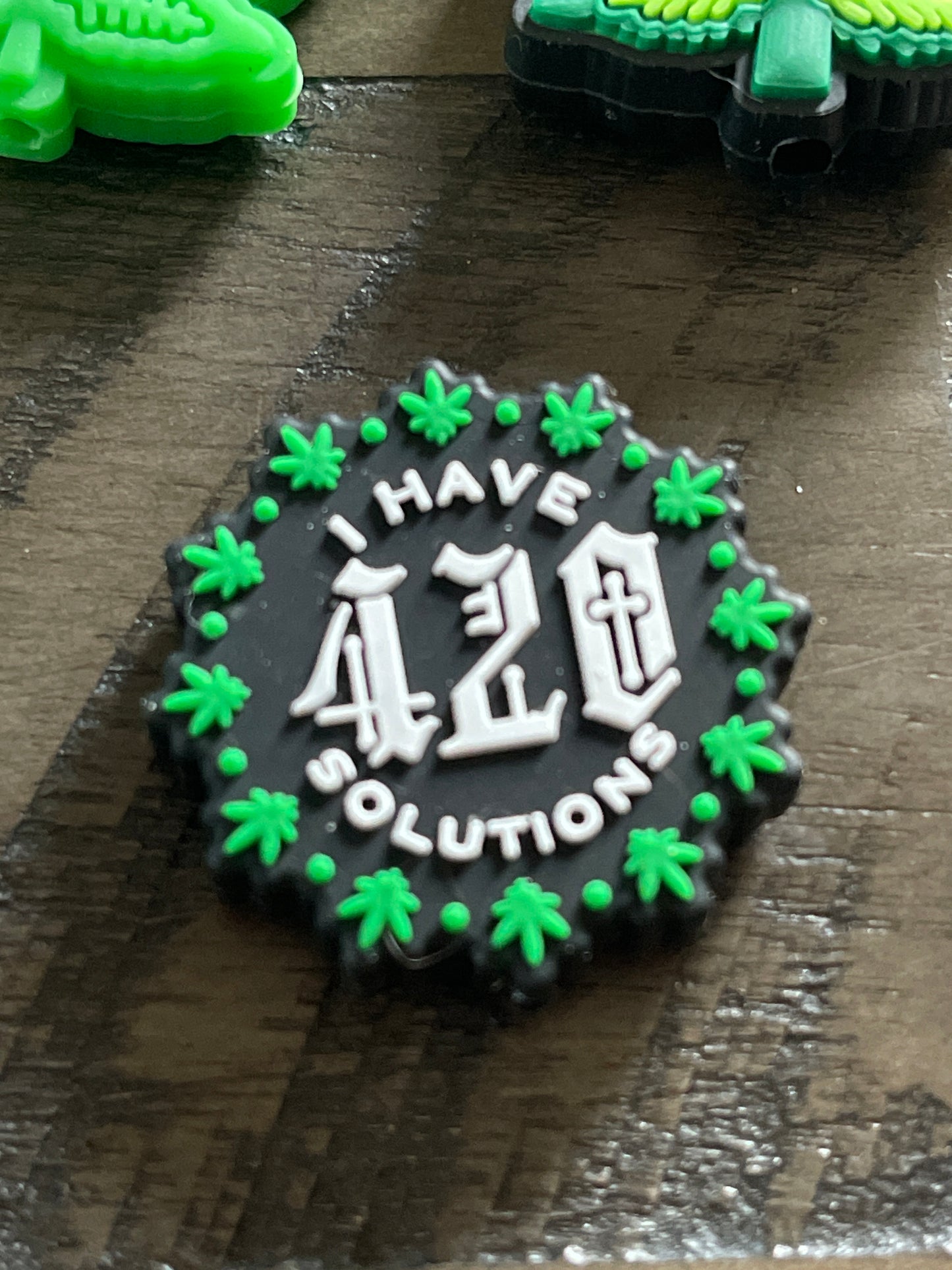 SILICONE FOCAL- Happy 420 Theme Weed Focals- (11 Options)
