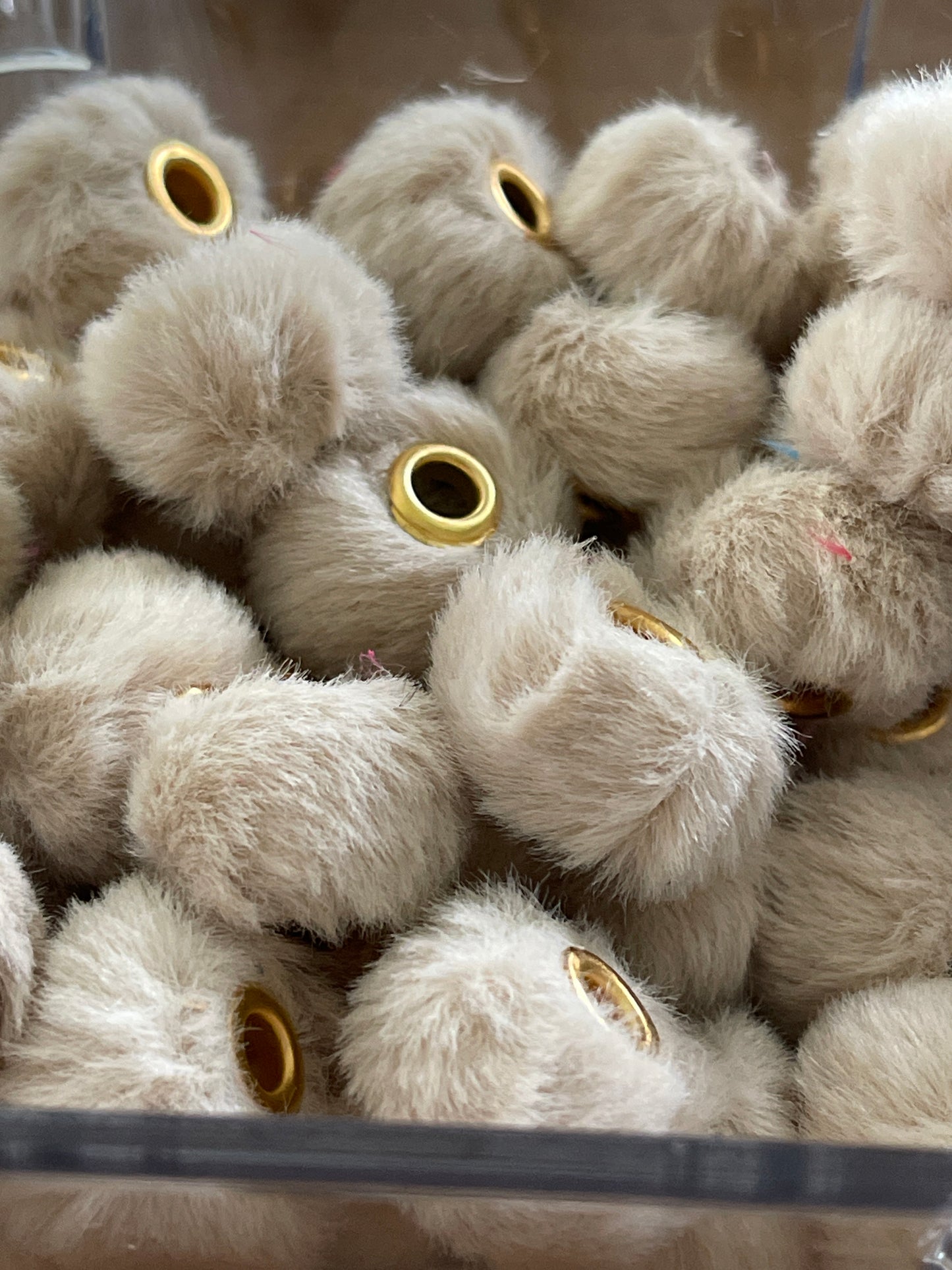 Spacers- 14mm Soft Fuzzy (35 colors)(Faux Rabbit Fur)
