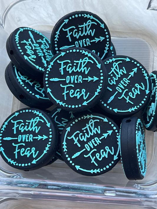 SILICONE FOCAL-FAITH OVER FEAR religious