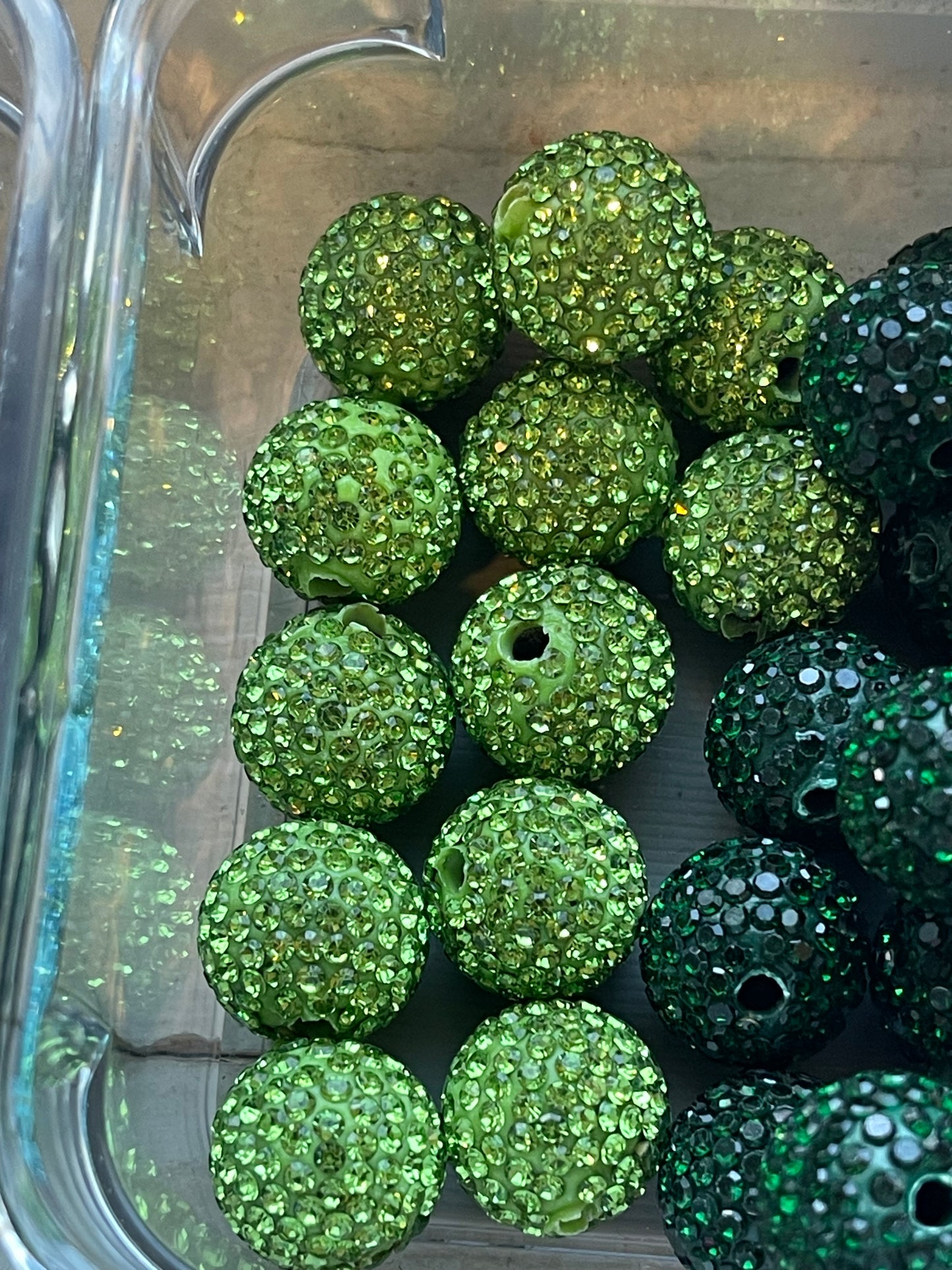 16mm RHINESTONE BEAD (37 OPTIONS)