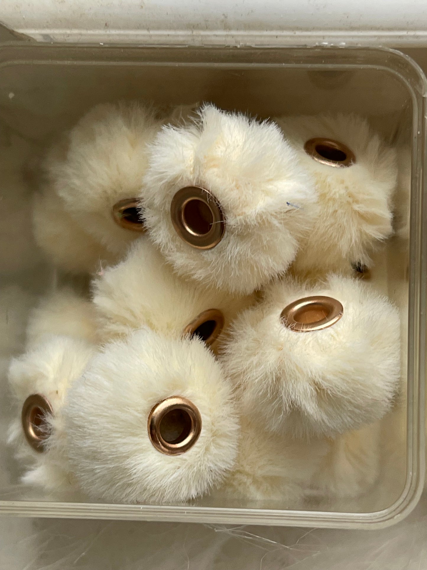 Spacers- 14mm Soft Fuzzy (35 colors)(Faux Rabbit Fur)