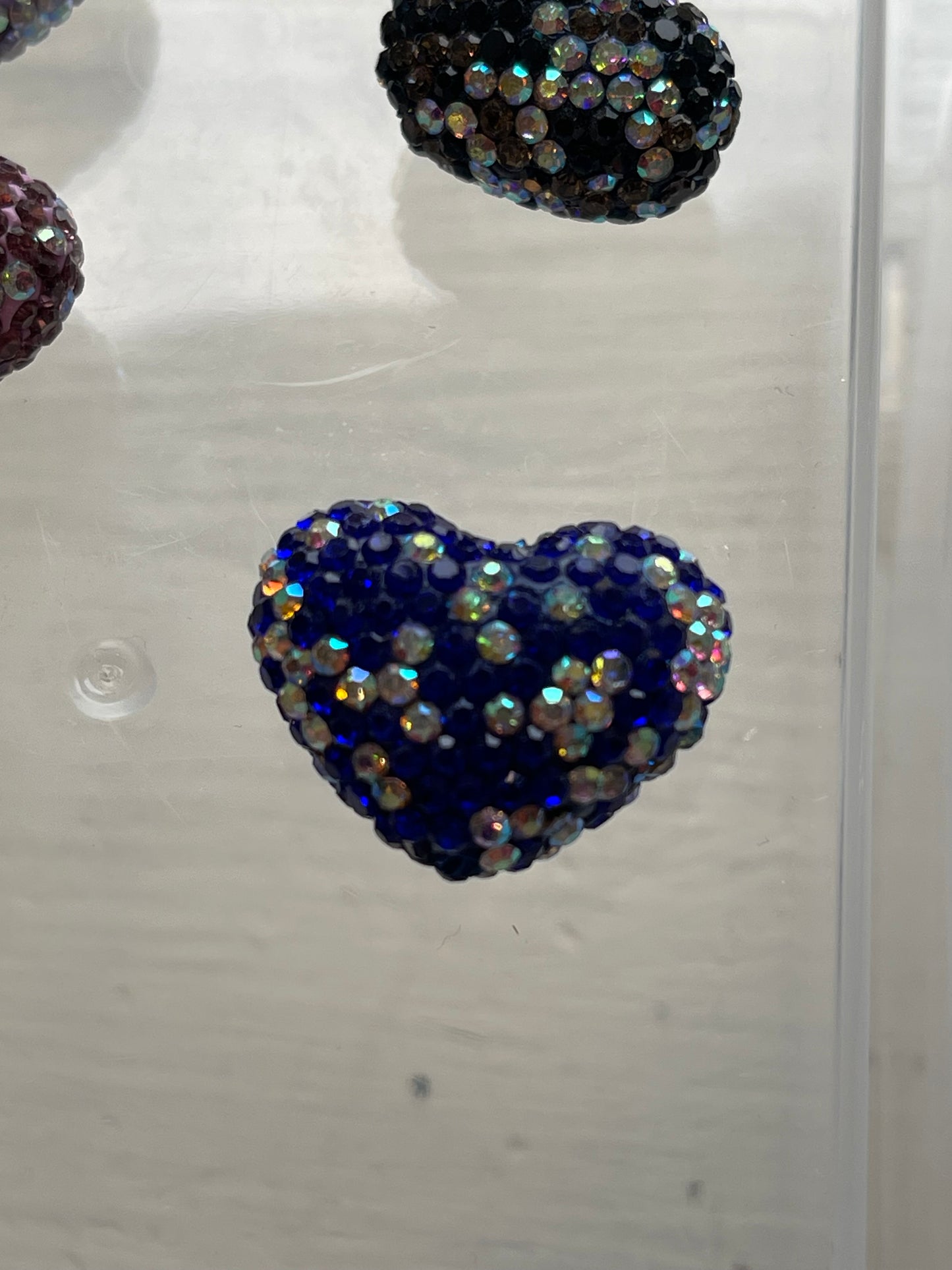 23mm Rhinestone Hearts (18 Options) (Rhinestone Heart only-Focal sold separately)