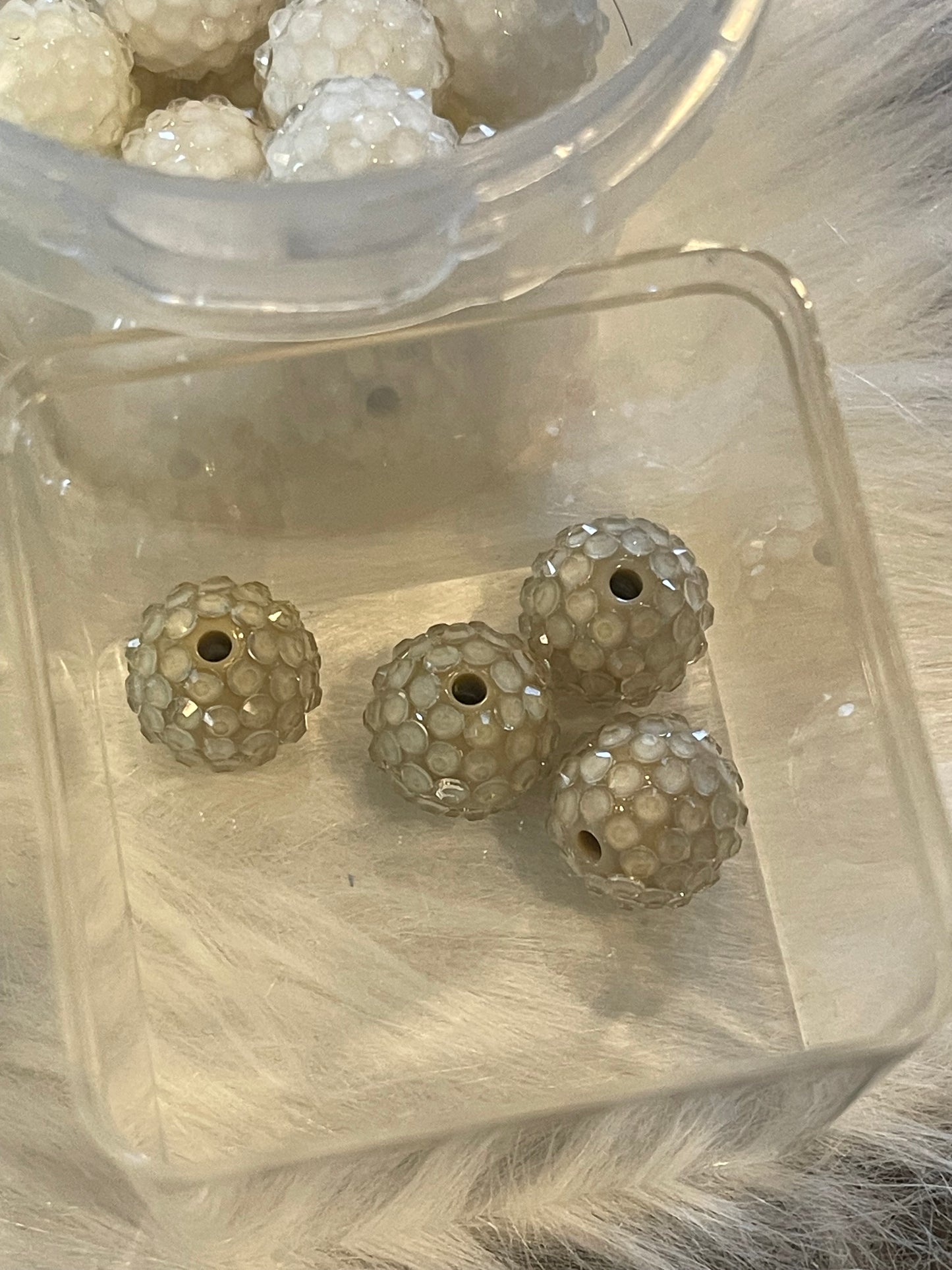 16mm CHUNKY RHINESTONE Bead (25 Color Options)
