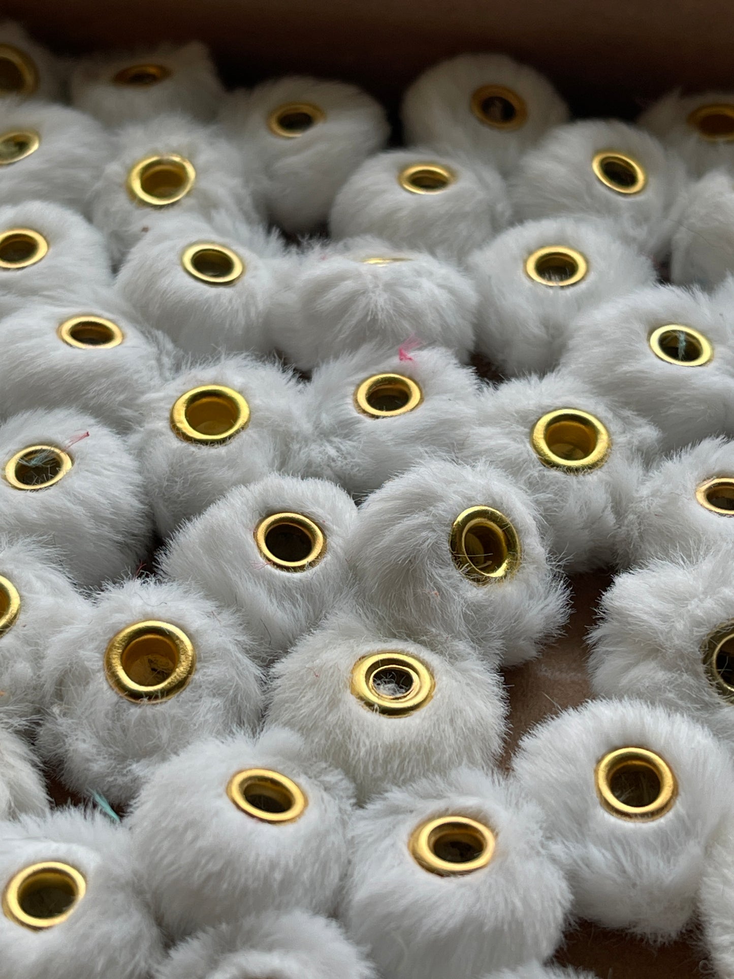 Spacers- 14mm Soft Fuzzy (35 colors)(Faux Rabbit Fur)