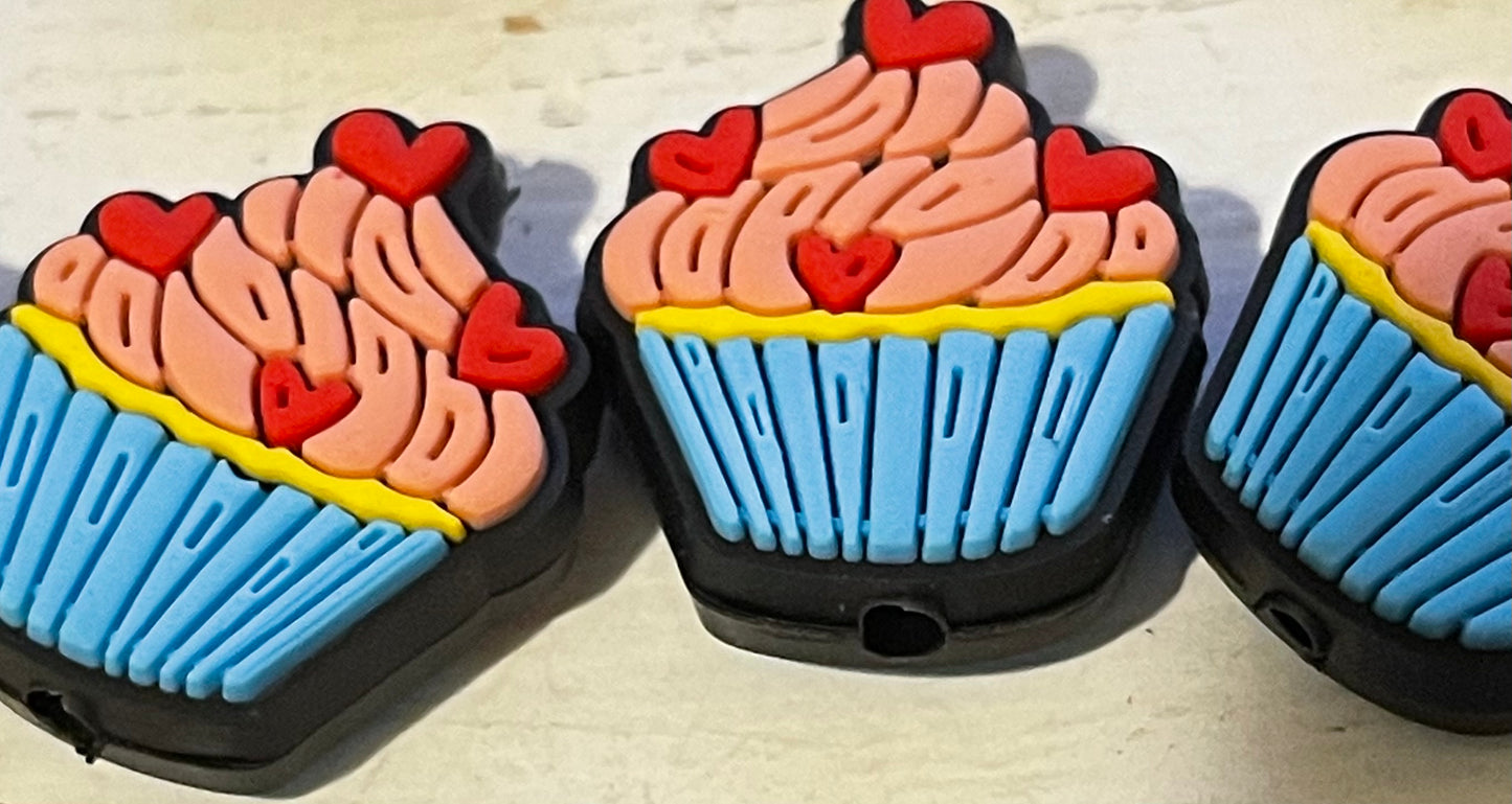 SILICONE FOCAL- Cupcake (6 options)