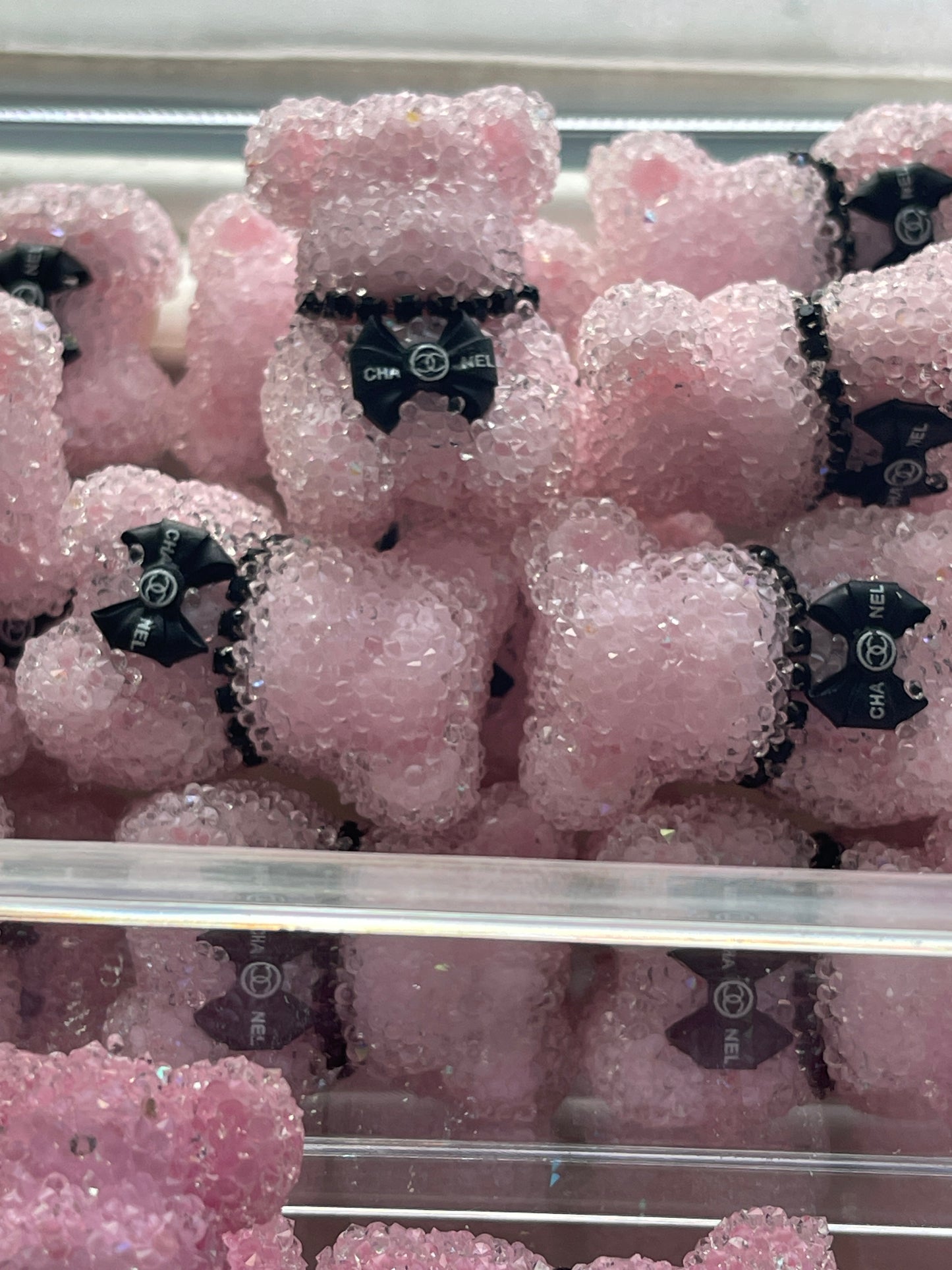 RHINESTONE ACRYLIC FOCAL- Sugar Bear (4 Channel OPTIONS)