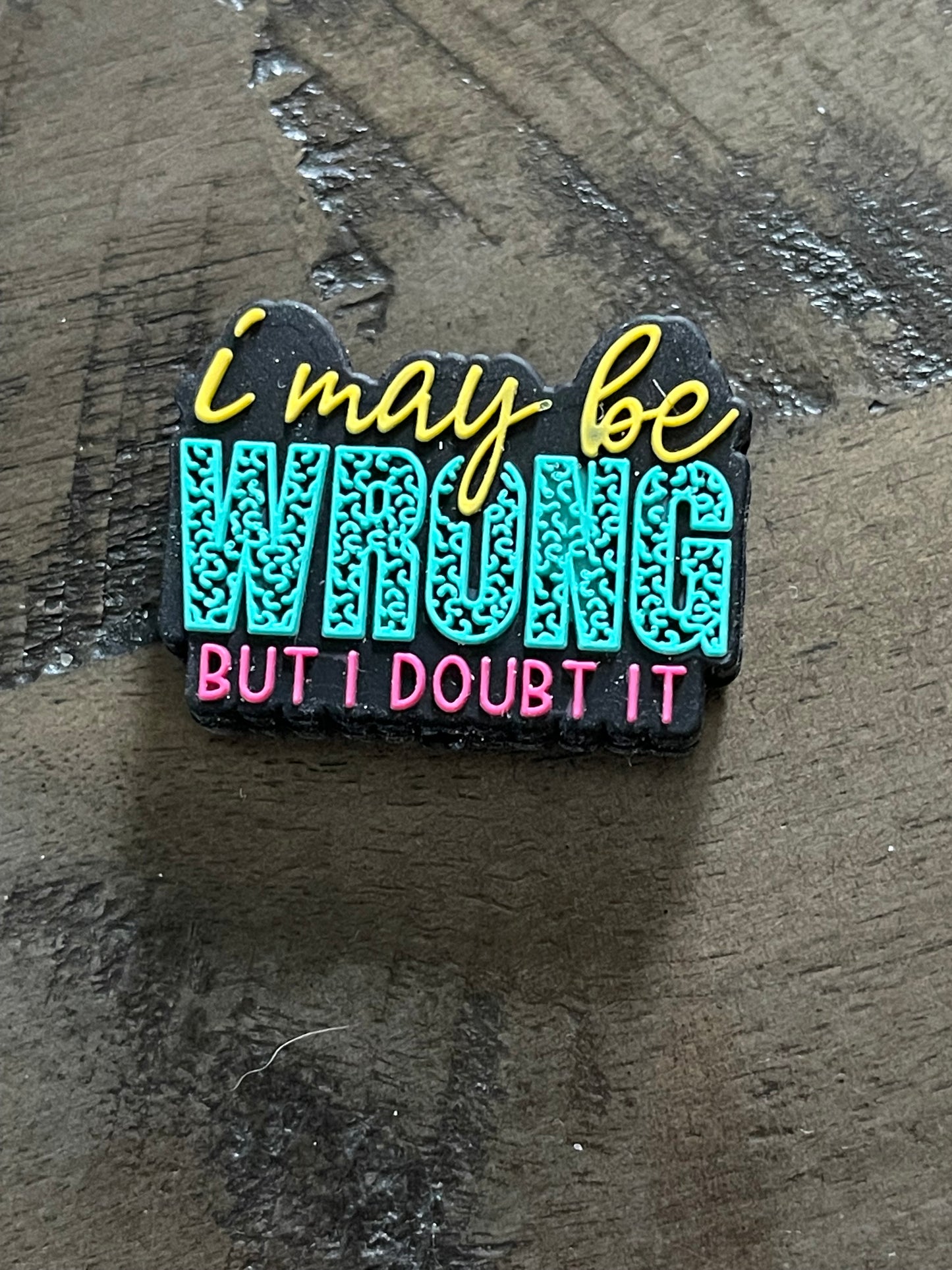 SILICONE FOCAL - Sarcasm Theme-Low Inventory Clearance)