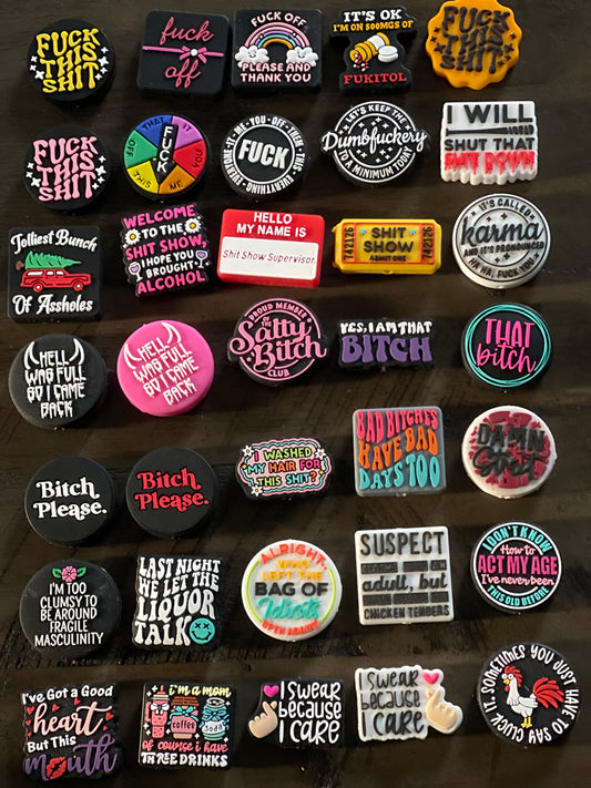 SILICONE FOCAL - Adult/Sarcasm/Swear Theme