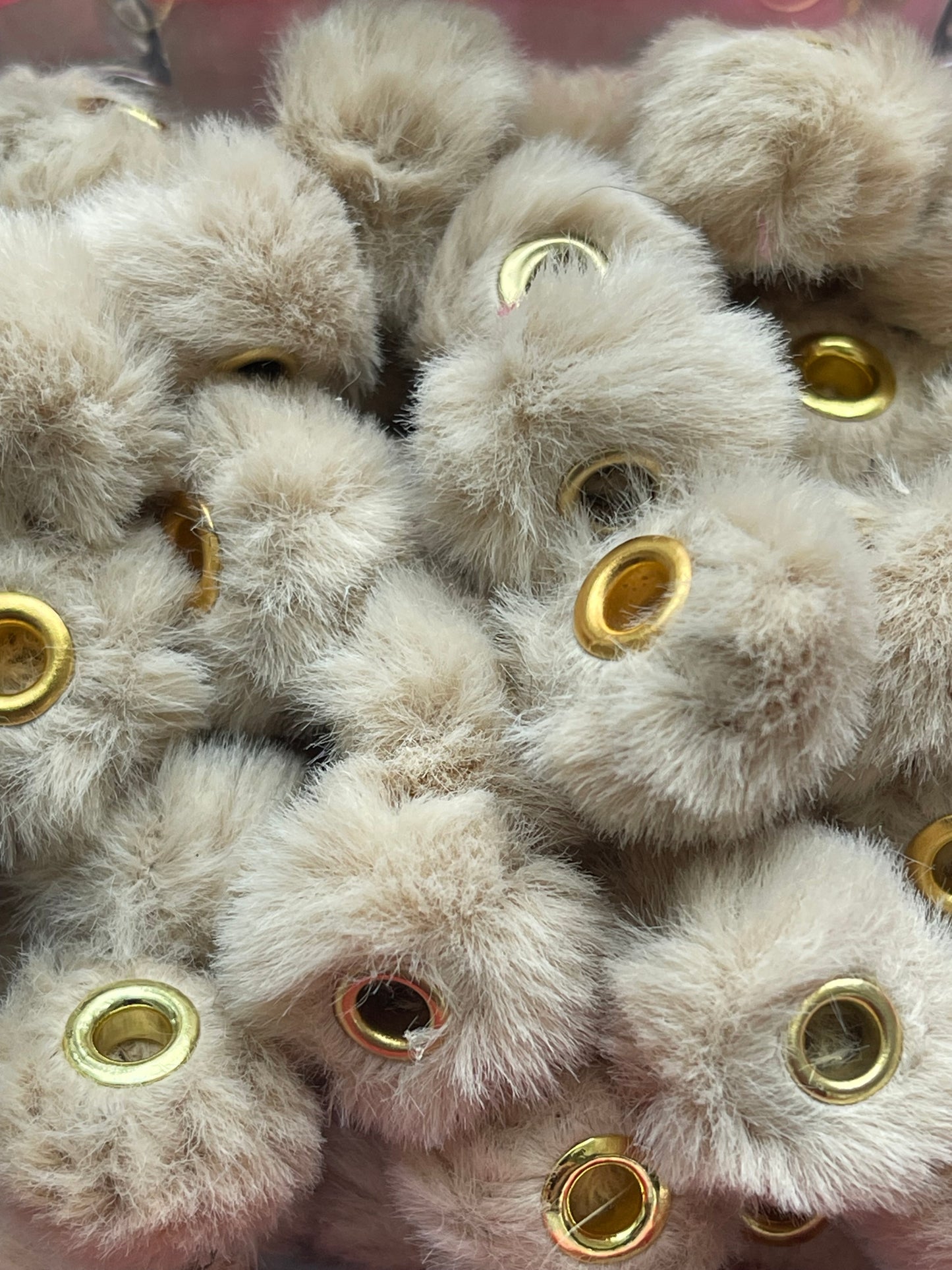 Spacers- 14mm Soft Fuzzy (35 colors)(Faux Rabbit Fur)