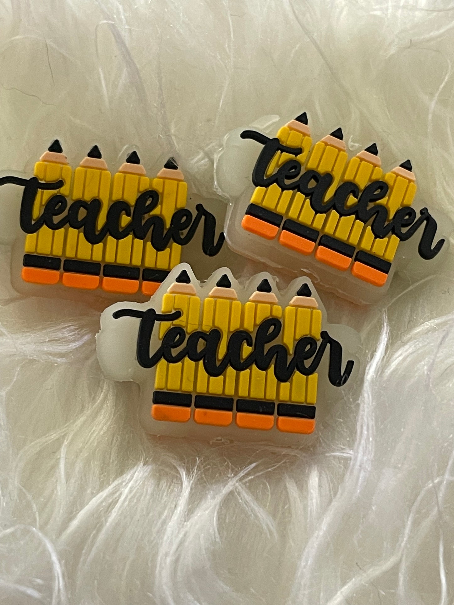 SILICONE FOCALS- SCHOOL TEACHER Theme (26 OPTIONS & Discount Scoops)