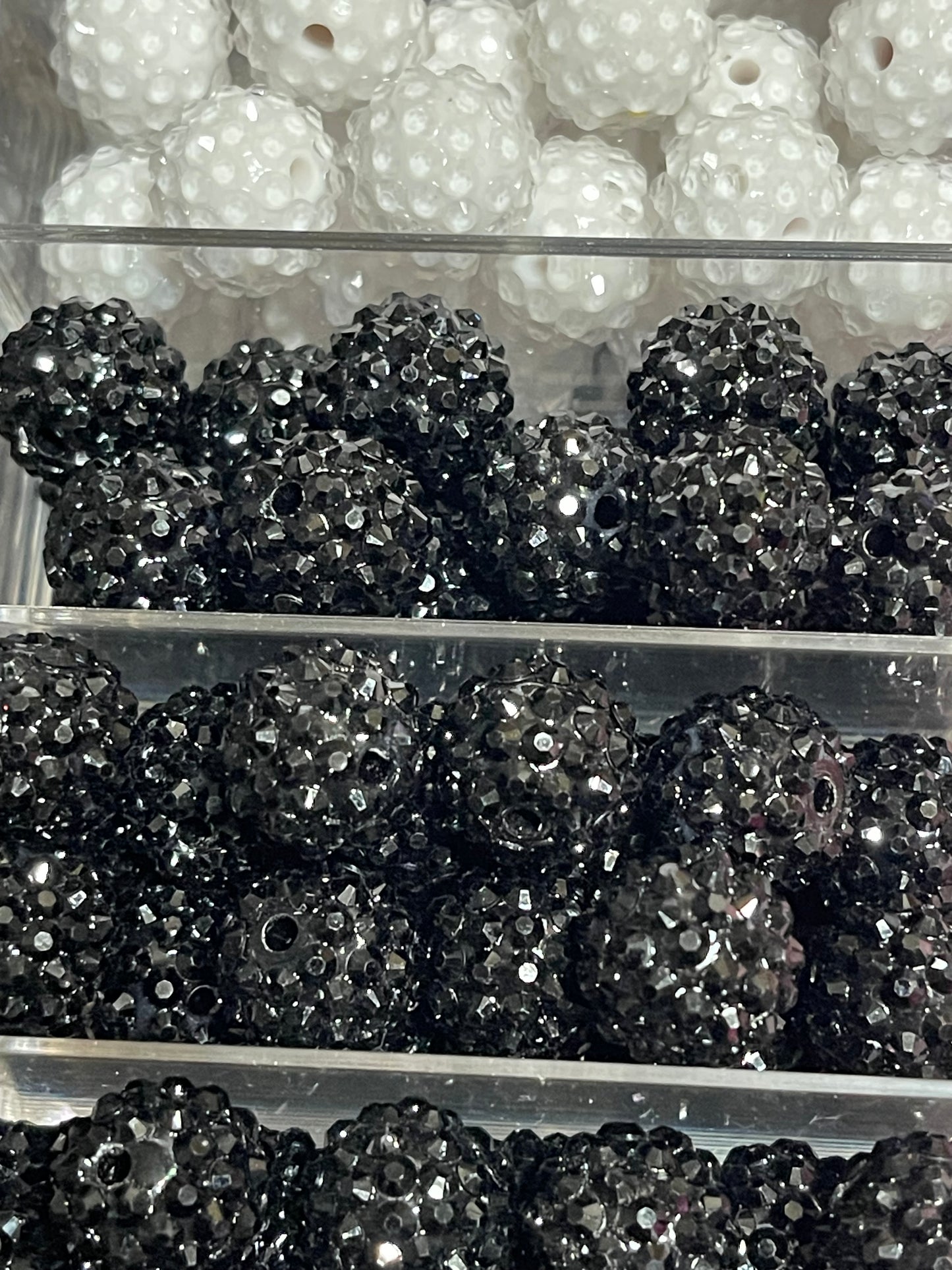 16mm CHUNKY RHINESTONE bubblegum Bead (15 Color Options)