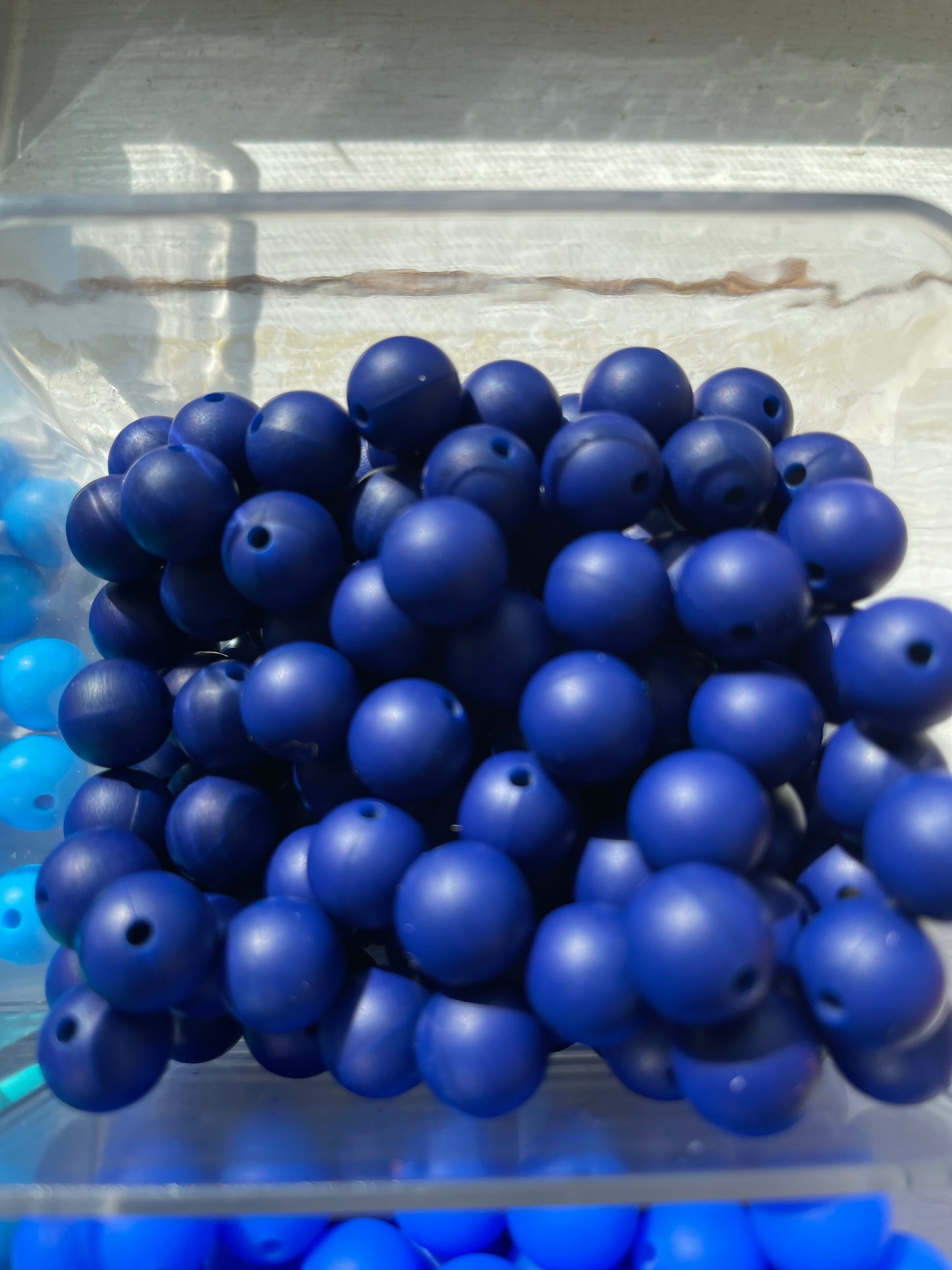 12mm SILICONE BEADS- Blues, Greens, & Purple
