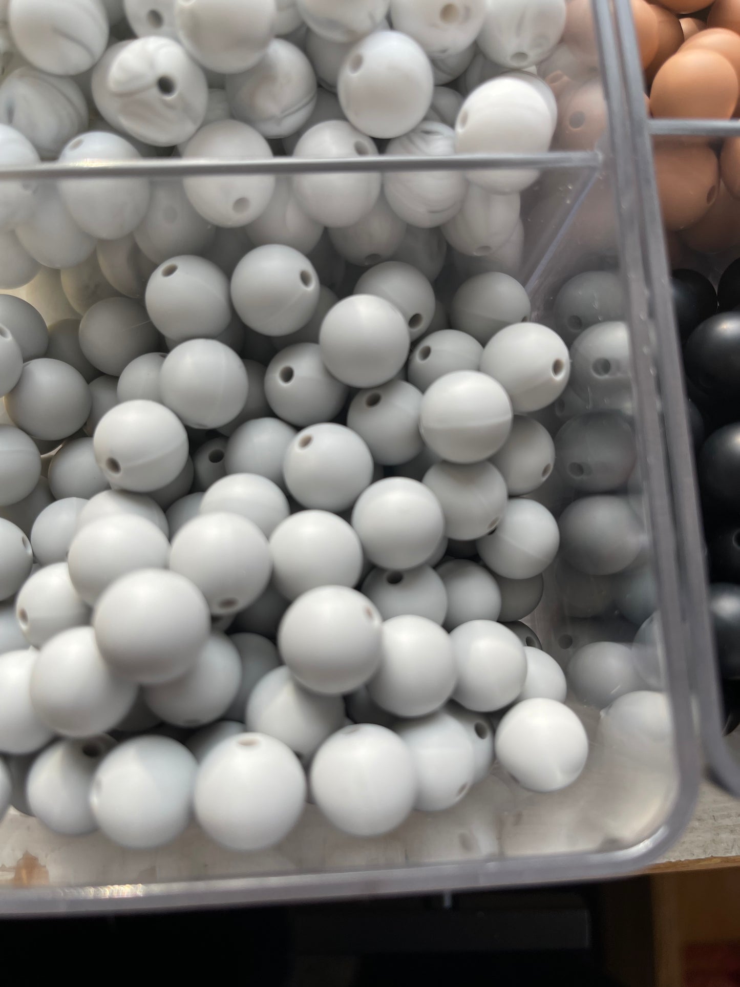 12mm SILICONE BEADS (Multiple Color Variations)