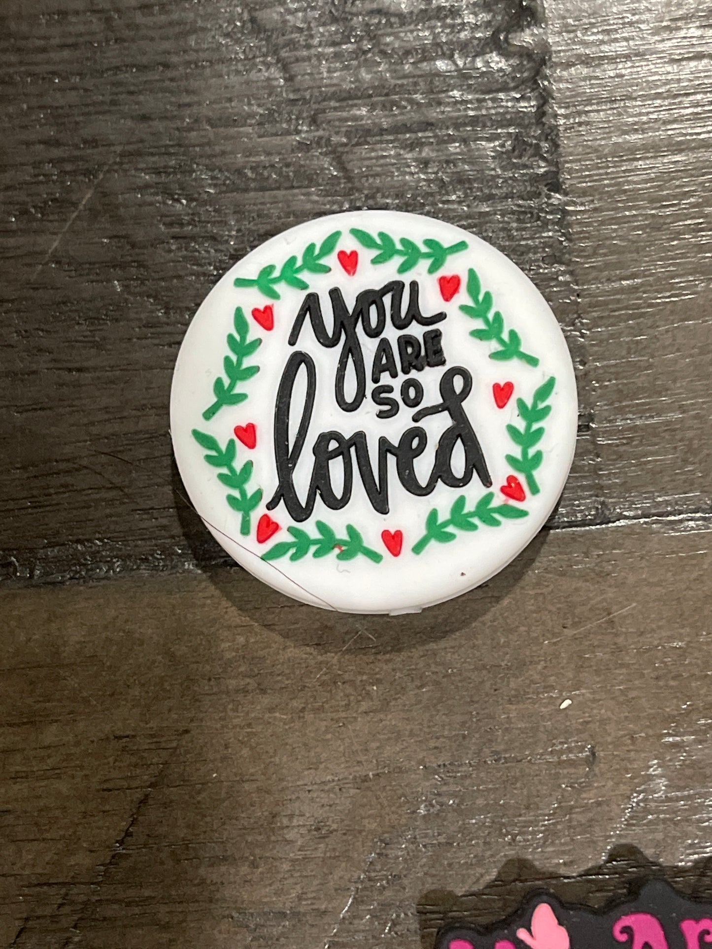 SILICONE FOCAL - Love/Happy Theme- Low Inventory