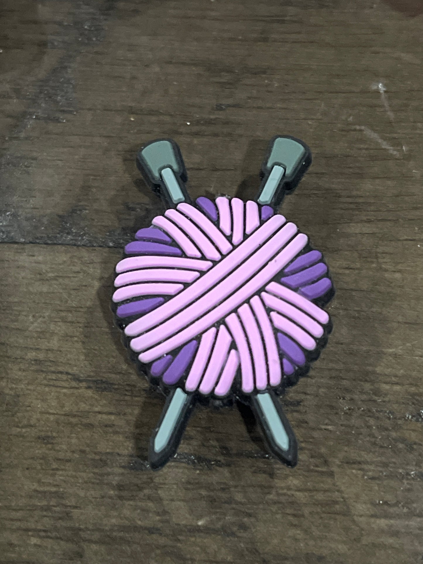 SILICONE FOCALS- CROCHET ALL DAY (2 COLORS) (FOCAL ONLY-PEN/KEYCHAIN sold separately)