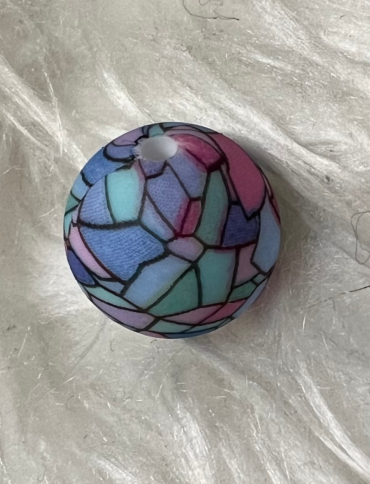 15mm SILICONE BEAD - PRINTED (21 Options)