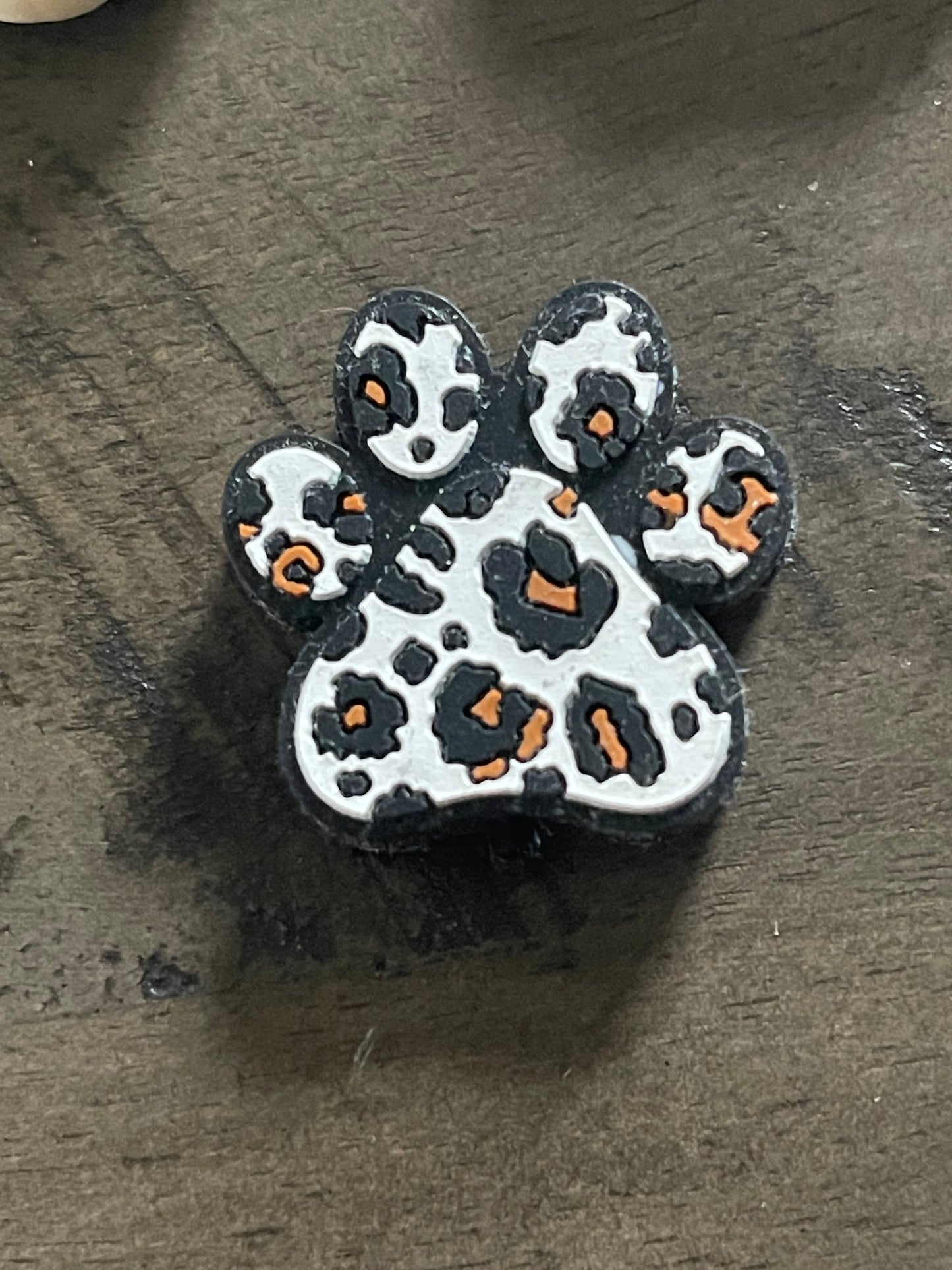 SILICONE FOCAL- paw prints (15 Options)