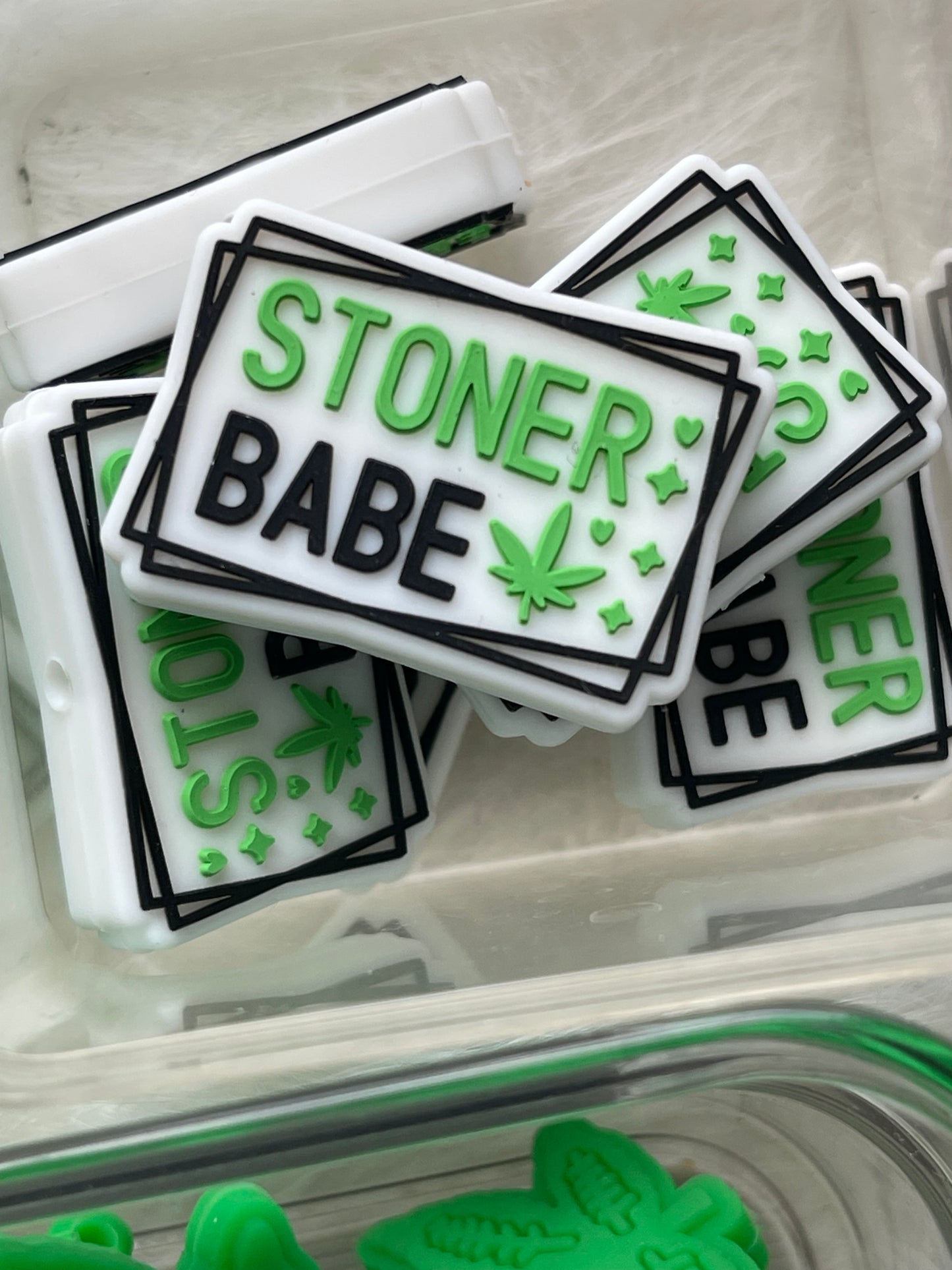 SILICONE FOCAL- Happy 420 Theme Weed Focals- (9 Options)