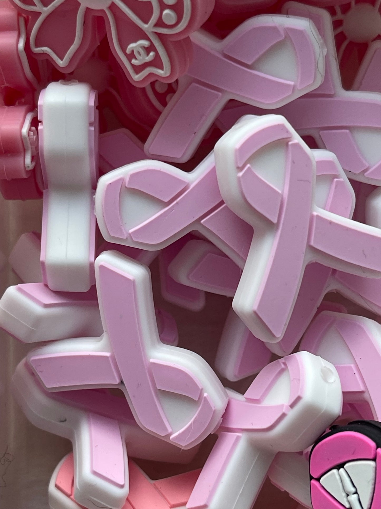 SILICONE FOCAL- Cancer & Ribbons(17 Options)