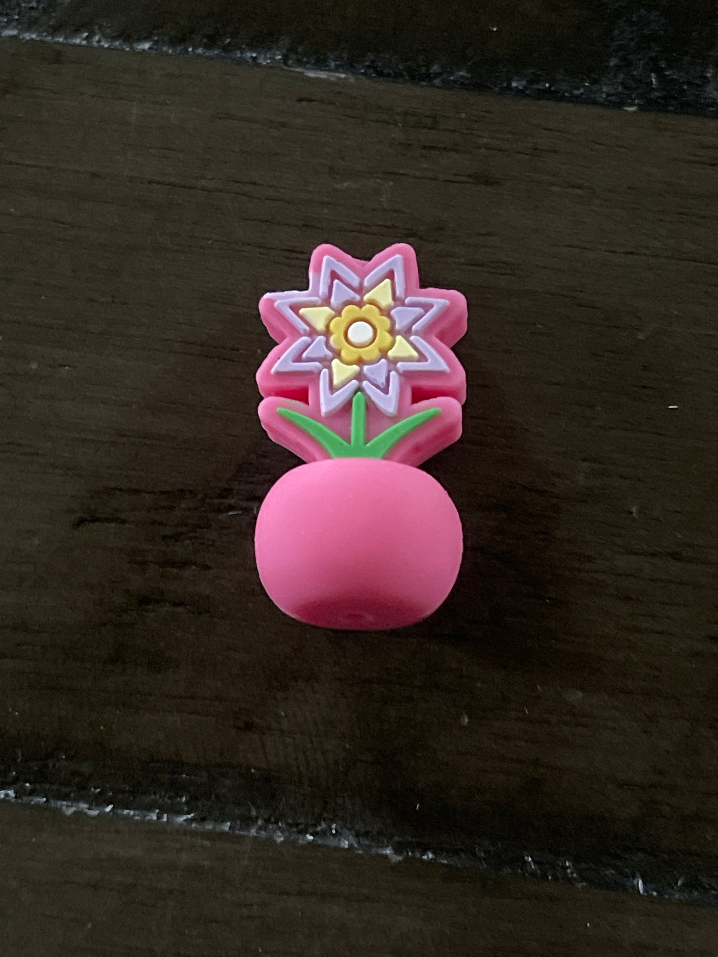 SILICONE FOCAL - MINI Flowers in a Pot (6 options)