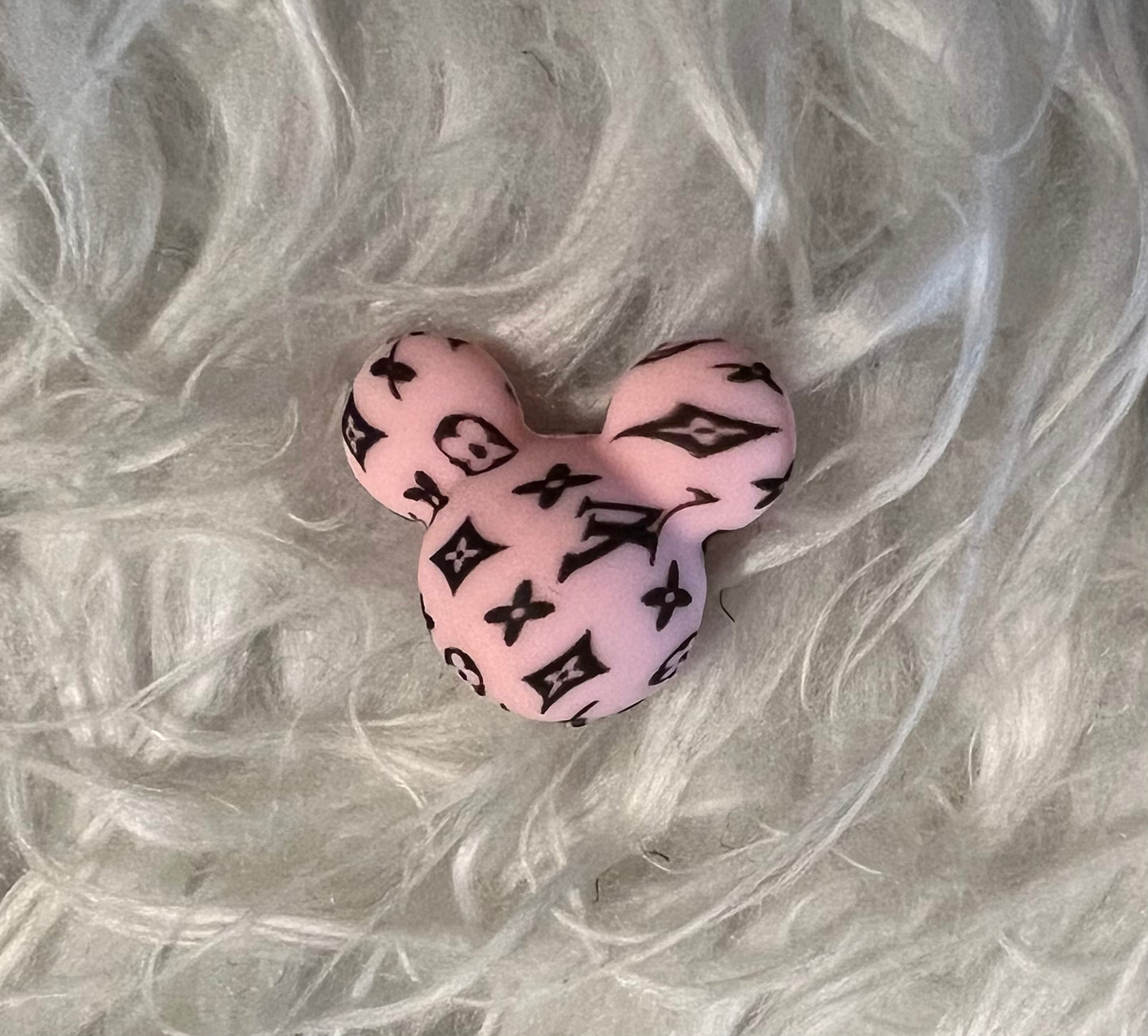 15mm SILICONE BEAD-Mickey L’s Heads (8 COLORS) design