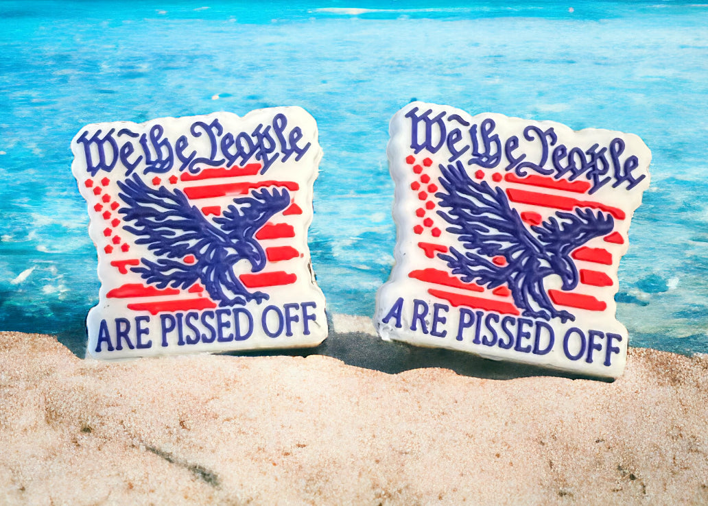 SILICONE FOCAL- Politcal - Patriotic, 4th of July Theme