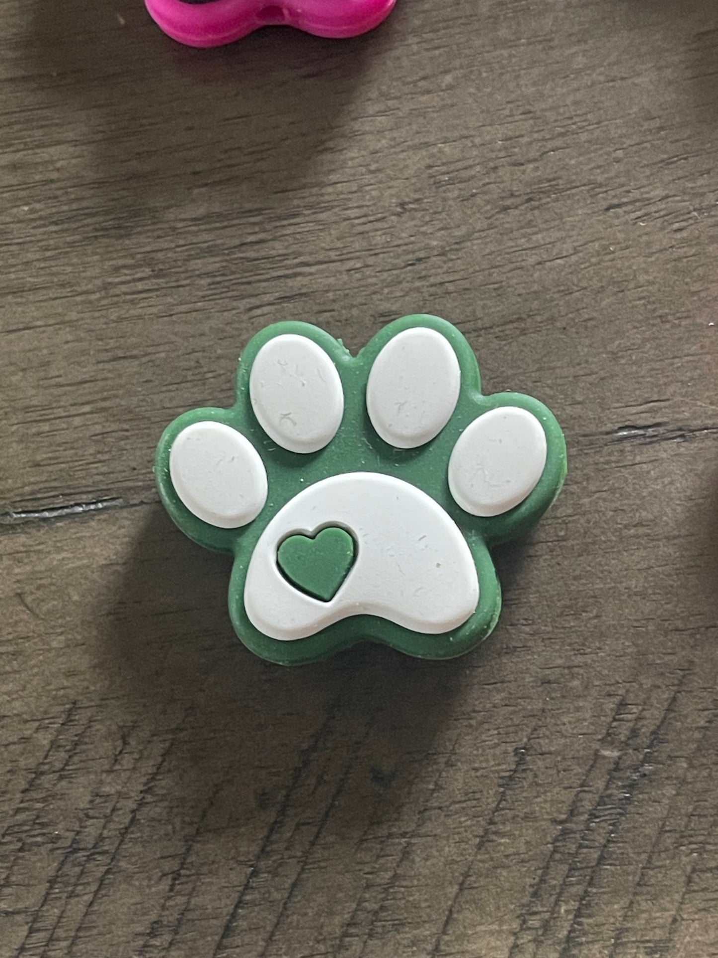 SILICONE FOCAL- paw prints (15 Options)