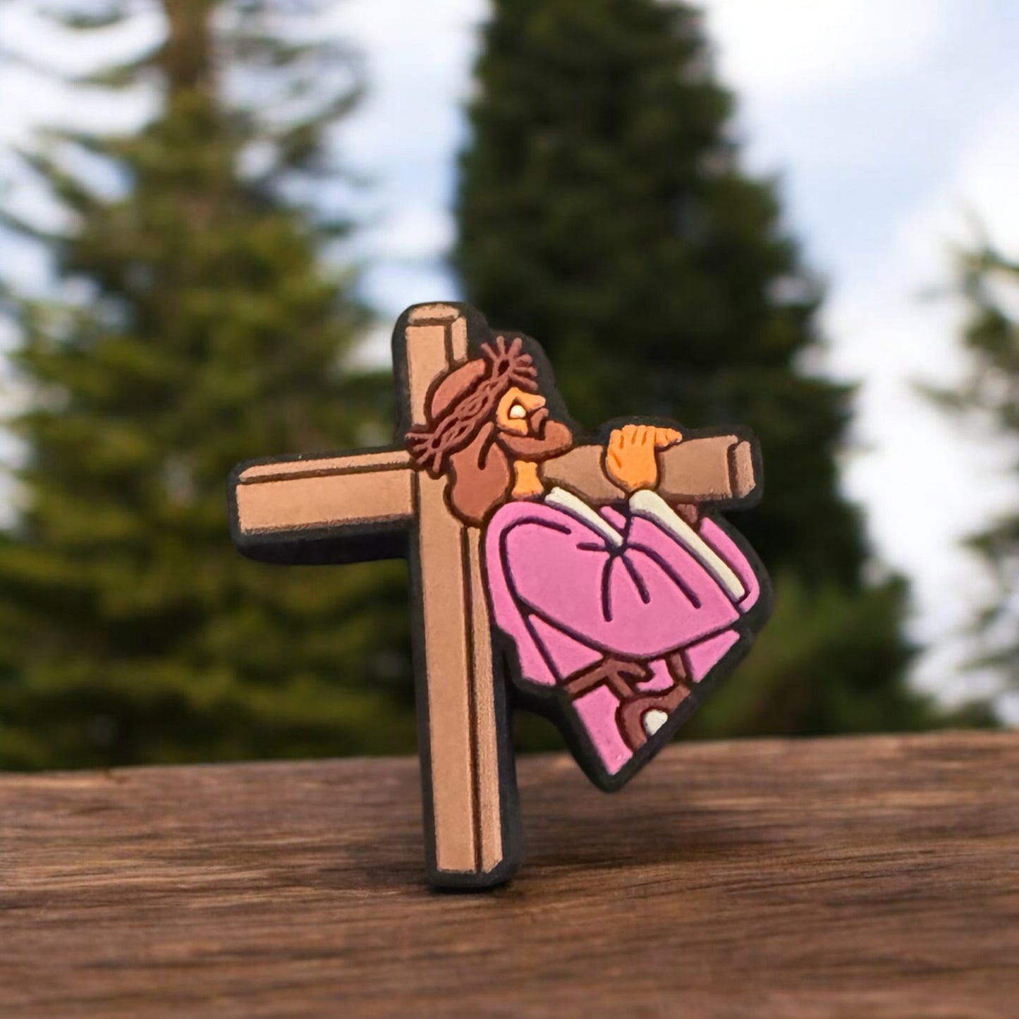 SILICONE FOCAL- Cross, Jesus, Faith (18 Options & Discount Scoops)