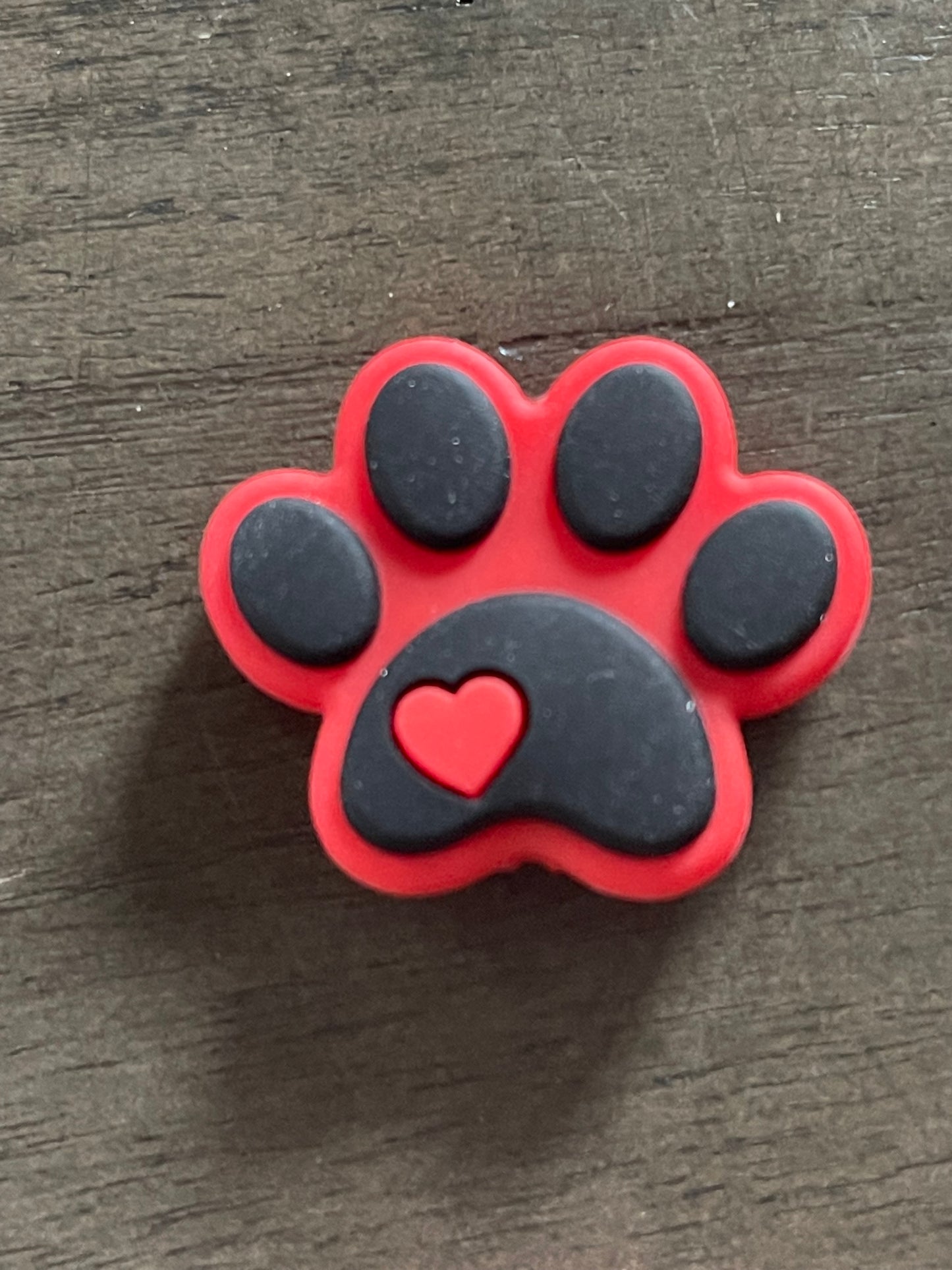 SILICONE FOCAL- paw prints (15 Options)