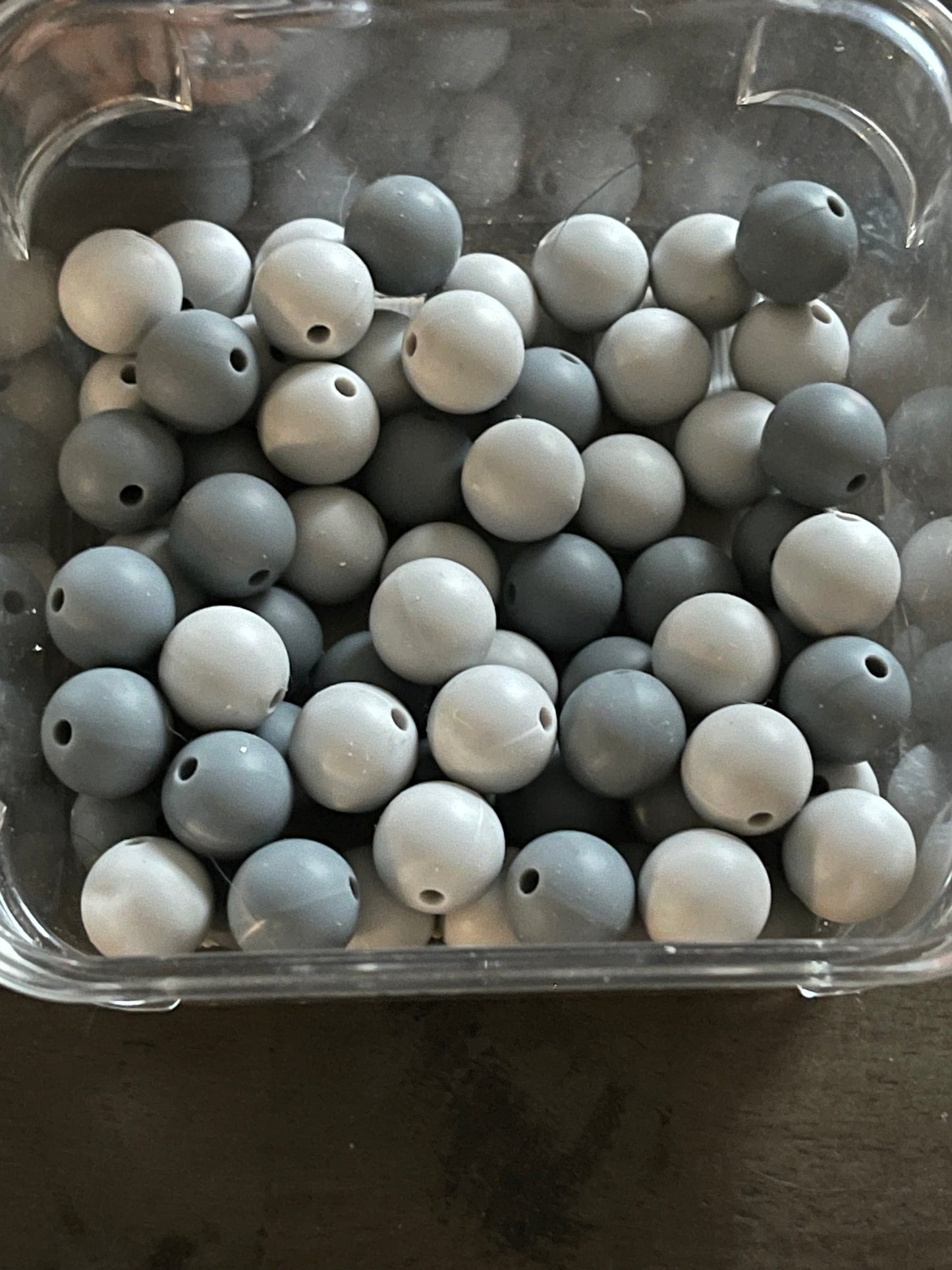 12mm SILICONE BEADS (Multiple Color Variations)