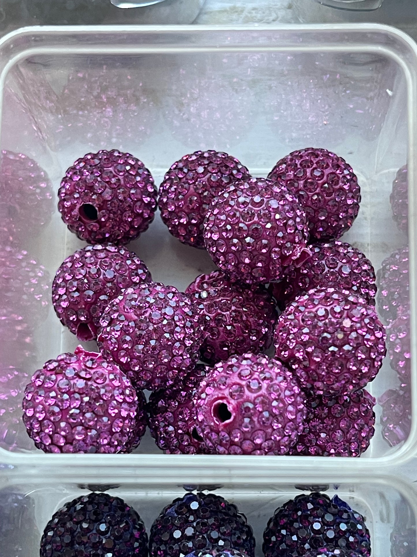 16mm RHINESTONE BEAD (37 OPTIONS)