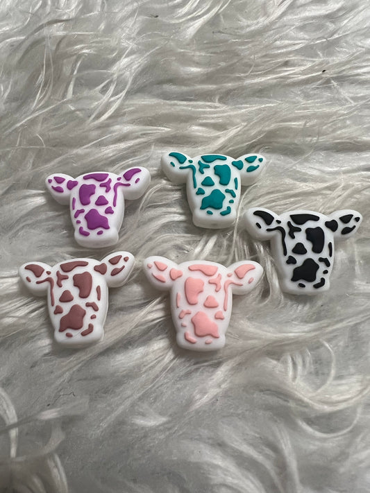 SILICONE FOCALS- COWS (pick your colors)