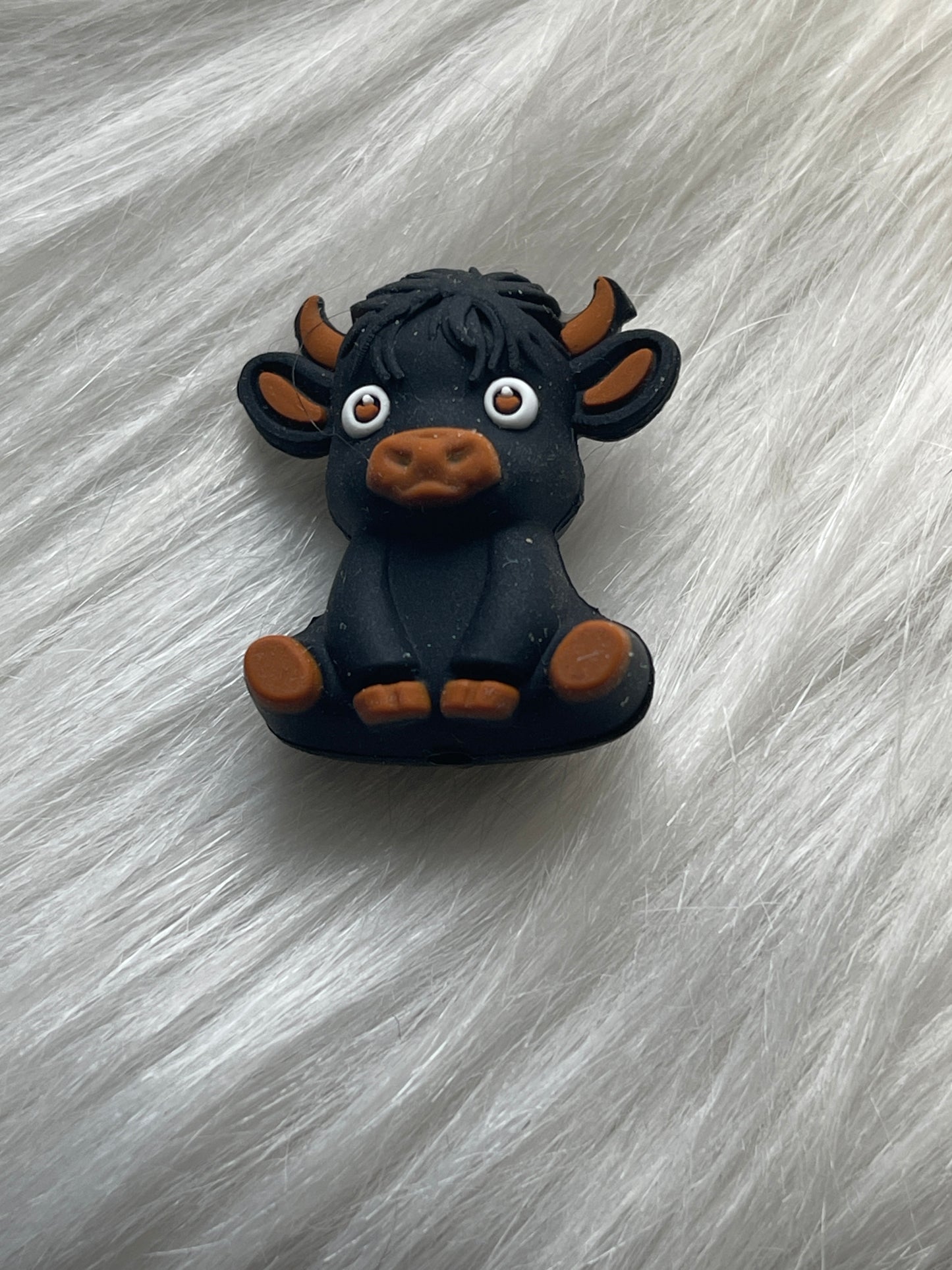 3D SILICONE FOCAL- Highland Cow