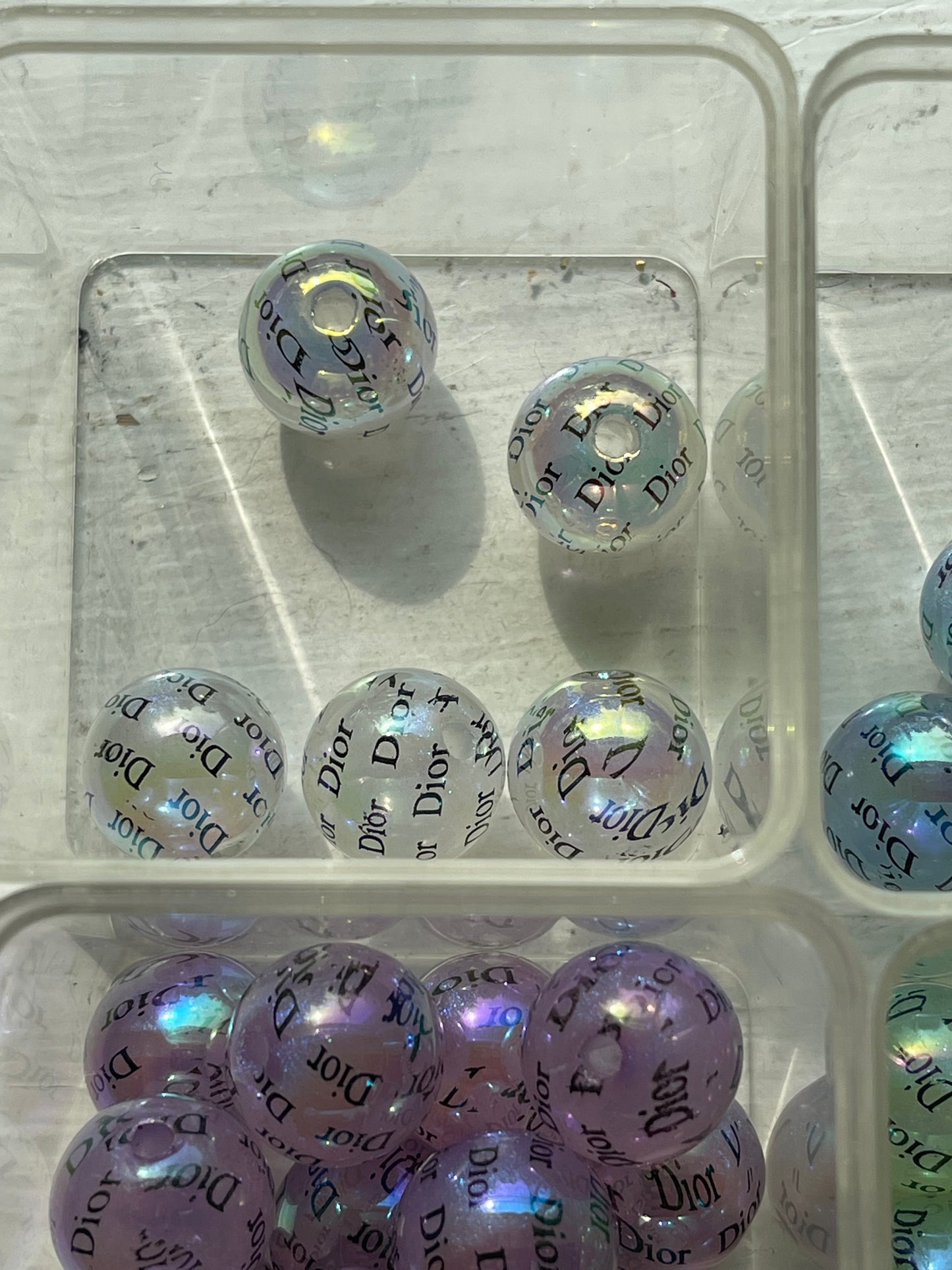 15mm ACRYLIC BEAD- D’s ABS Shine (6 COLOR OPTIONS)