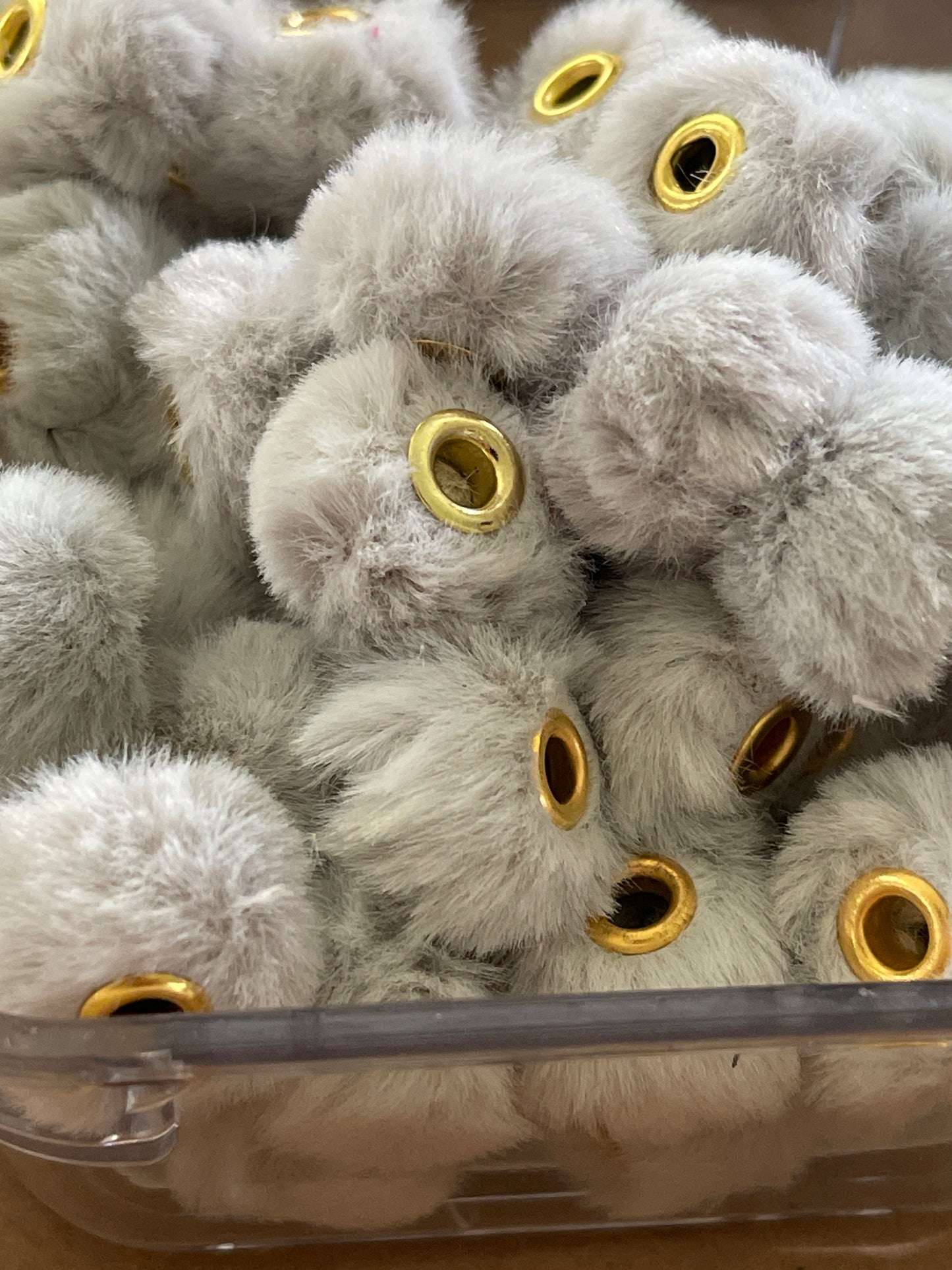 Spacers- 14mm Soft Fuzzy (35 colors)(Faux Rabbit Fur)