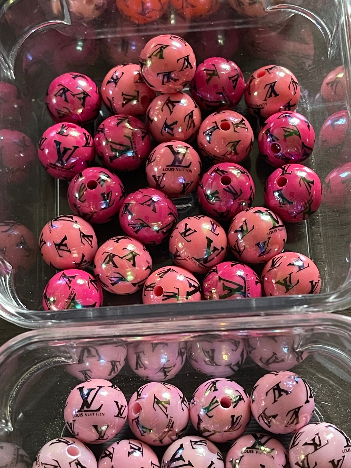 16mm ACRYLIC BEAD L'S (Hi-Gloss Coat) 14 Options
