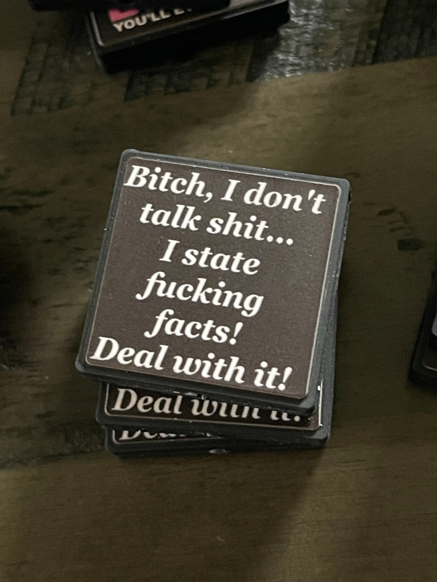 SILICONE FOCAL- New Adult Sarcasm (26 options)