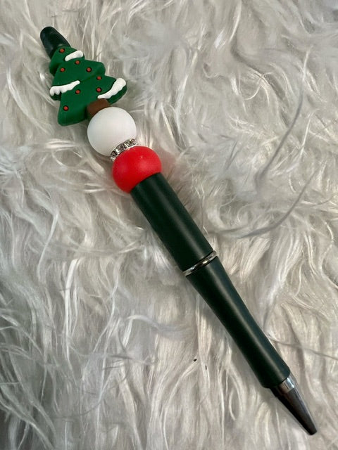 CUSTOM PREMADE Clearance PEN-CHRISTMAS-TREE-BLACK PEN COMPLETE