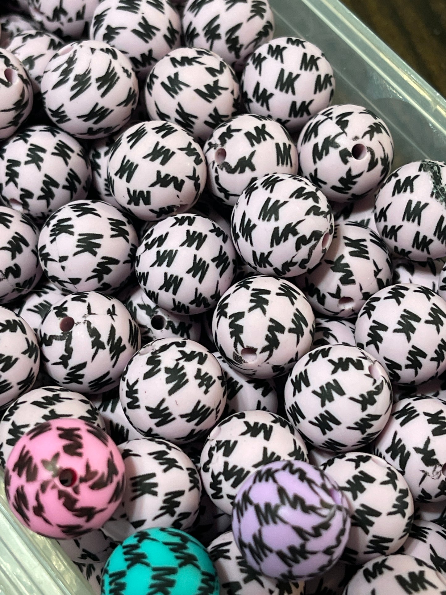 15mm SILICONE BEADS MK'S OLDER STYLE