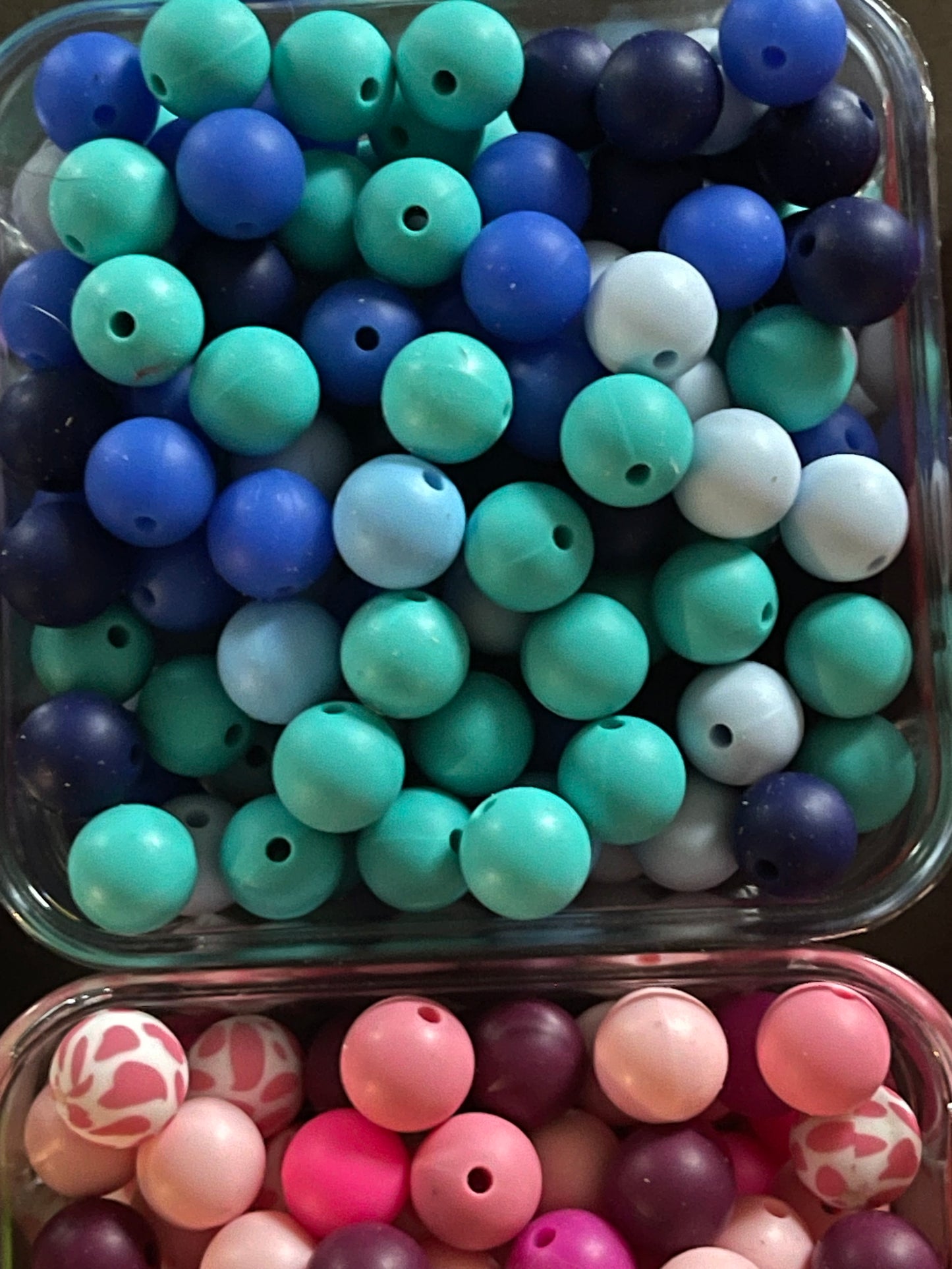 12mm SILICONE BEADS (Multiple Color Variations)