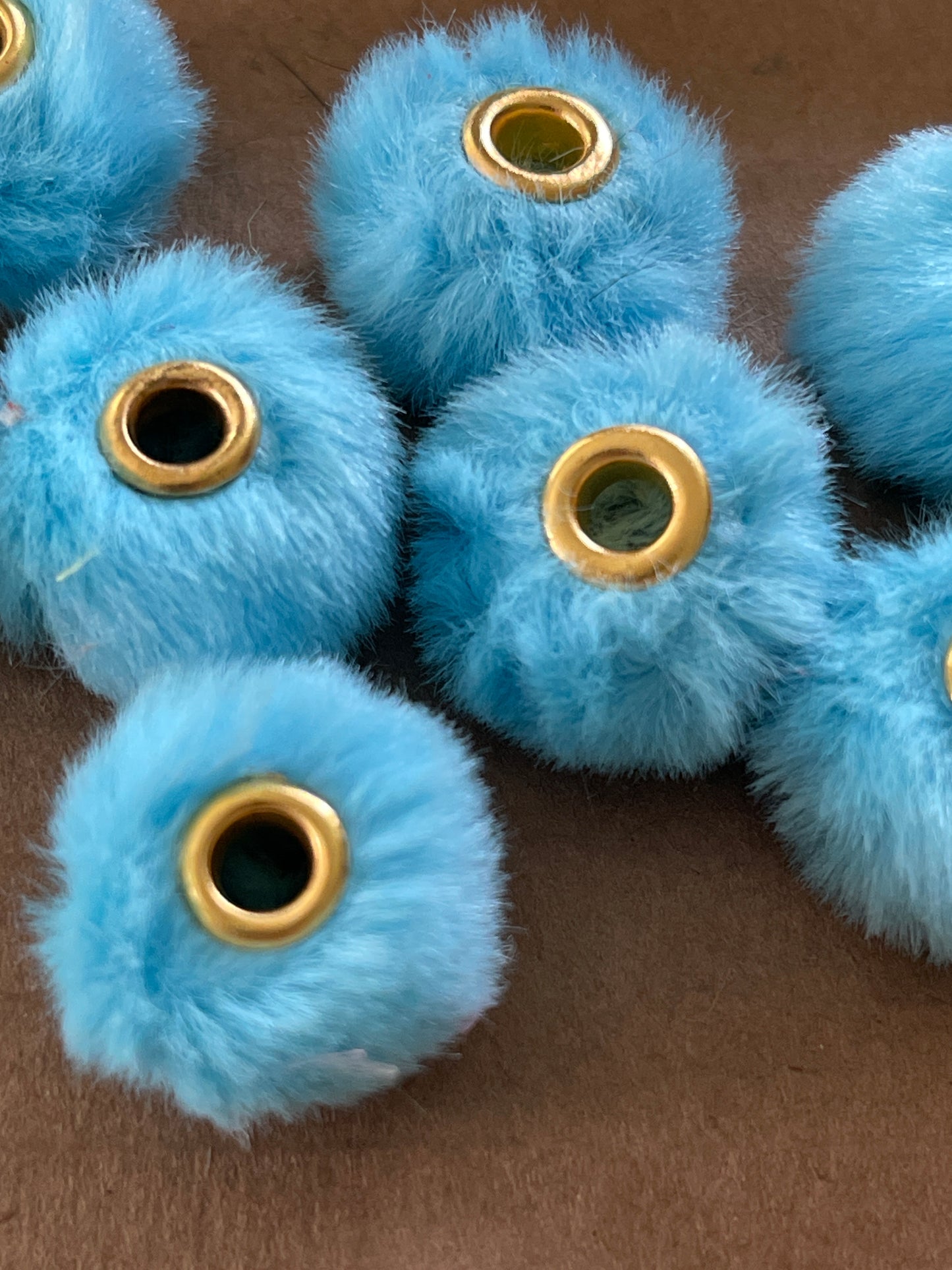 Spacers- 14mm Soft Fuzzy (35 colors)(Faux Rabbit Fur)