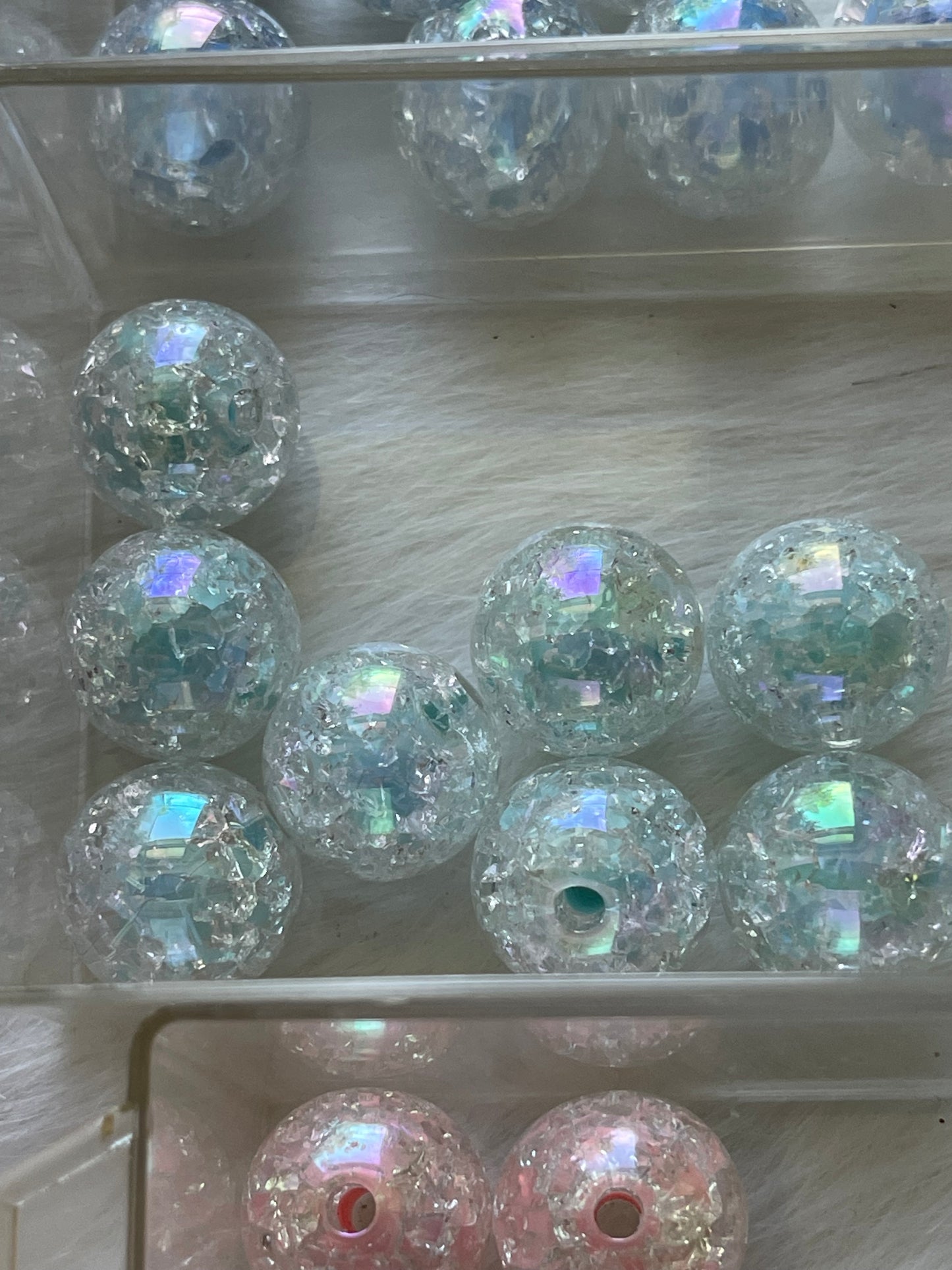 16mm ACRYLIC BEAD-CRACKLE (23 Options)
