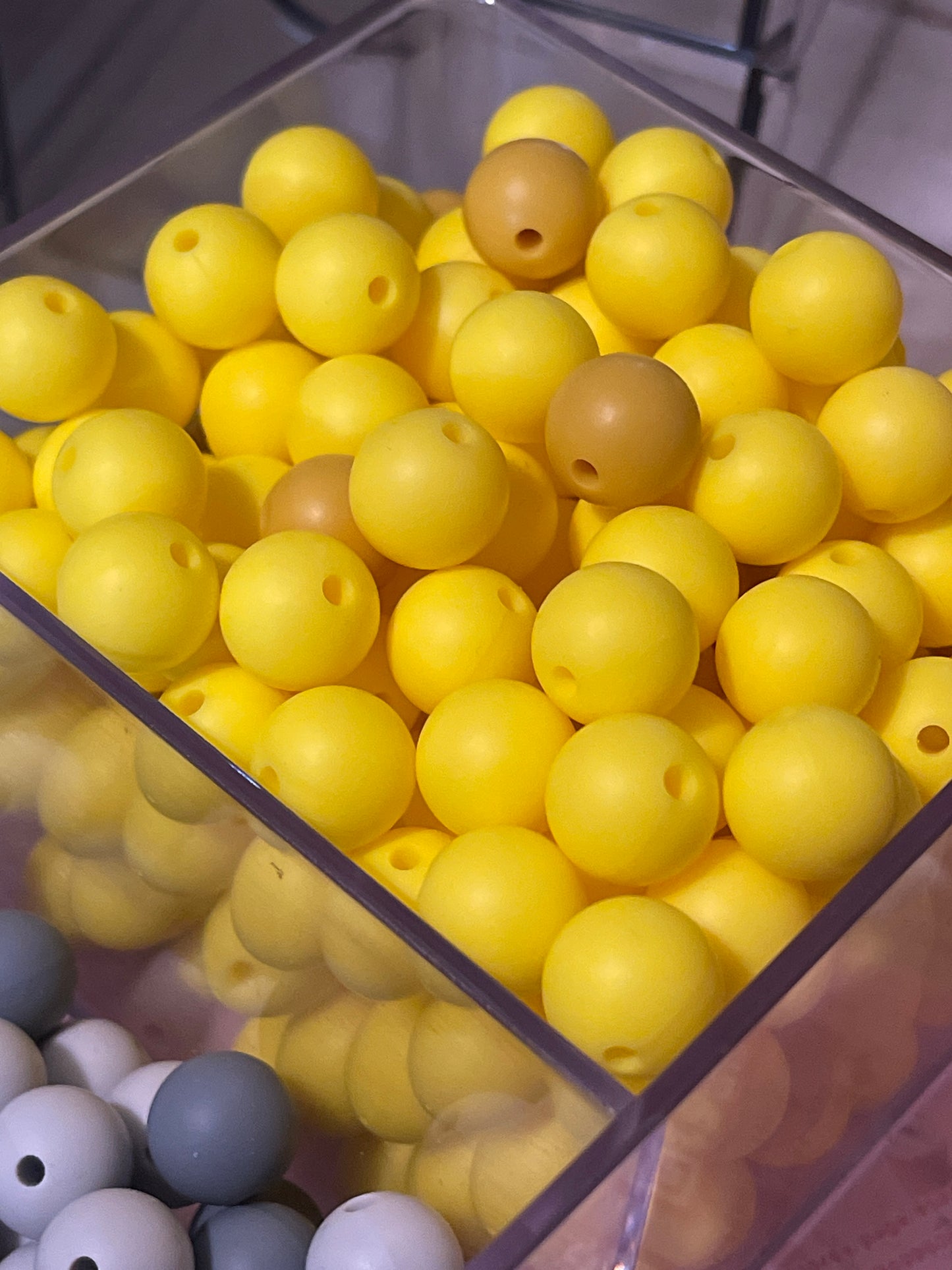12mm SILICONE BEADS (Multiple Color Variations)