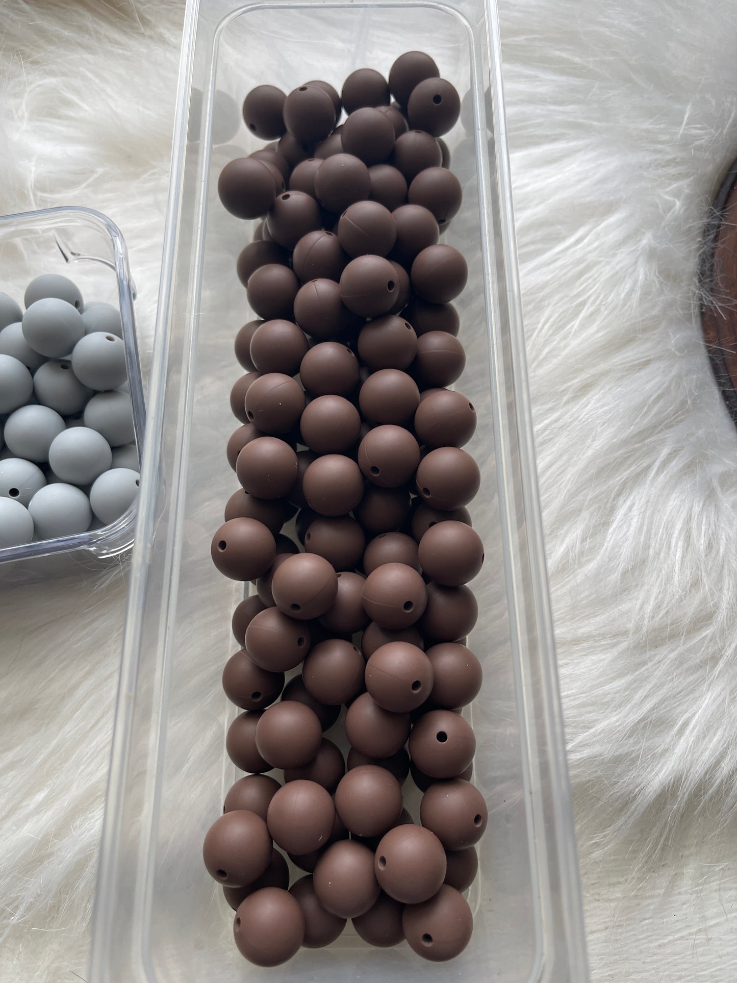 15mm SILICONE BEADS-SOLID COLORS (EARTH TONES)