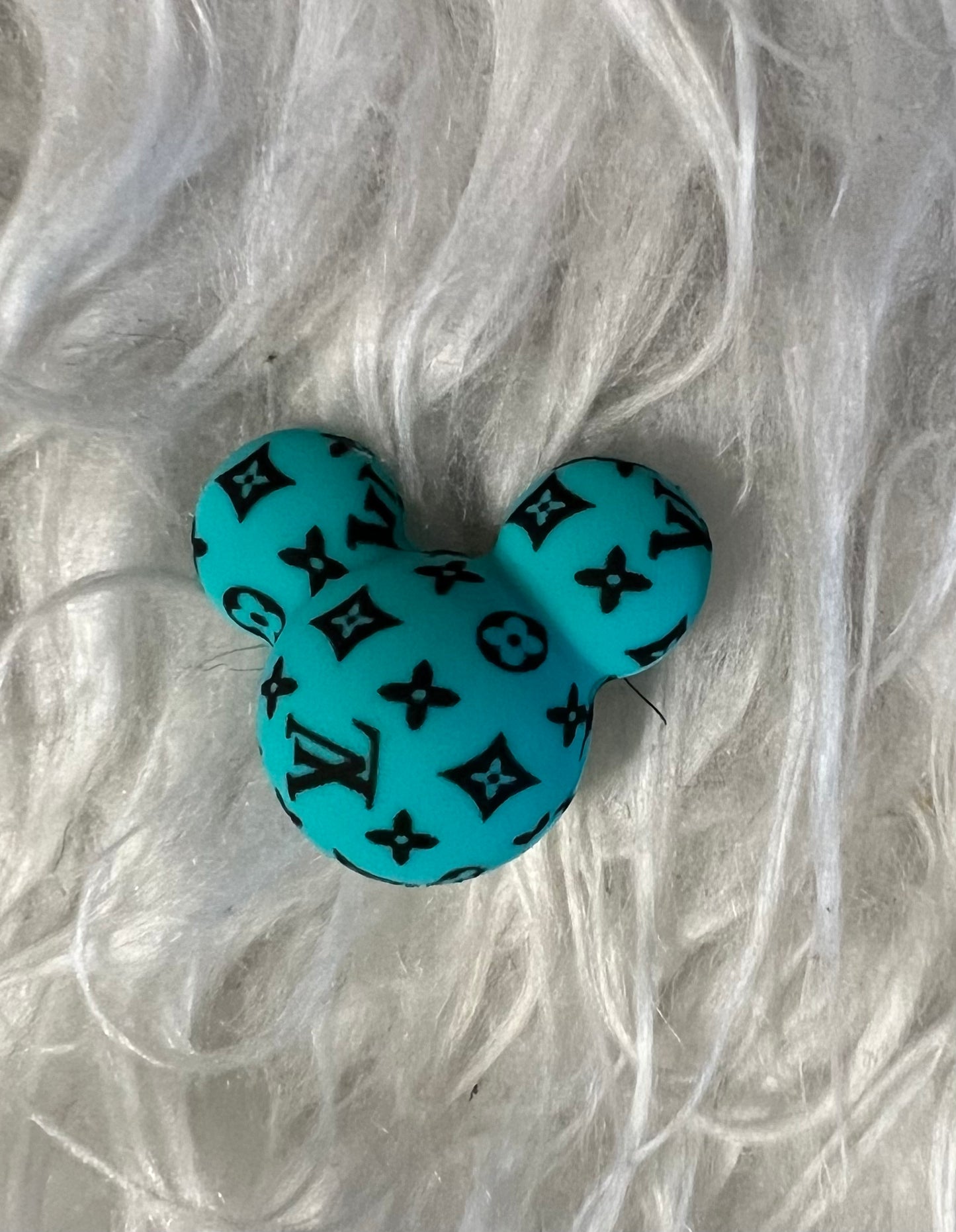 15mm SILICONE BEAD-Mickey L’s Heads (8 COLORS) design